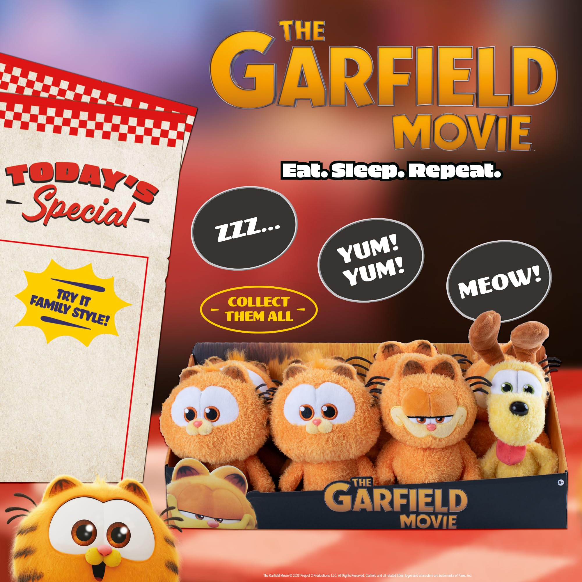 Animagic The Garfield Movie Baby Garfield 8" Plush | Soft Polyester | Ages 3+ 2