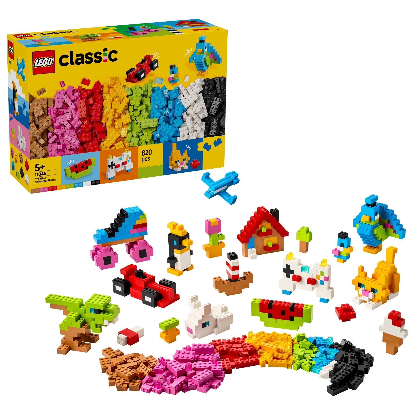 LEGO Classic Creative Colourful Bricks Set 11045 - 820 Pieces | Ages 5+ | Fine Motor Skills Toy 1