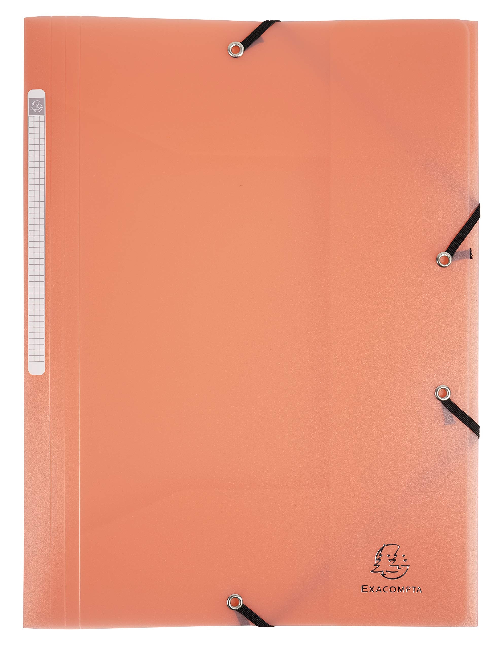 Exacompta Chromaline 55170E Elasticated 3-Flap File Folders | A4, 250 Sheets, Pack of 5 Pastel Colours 4