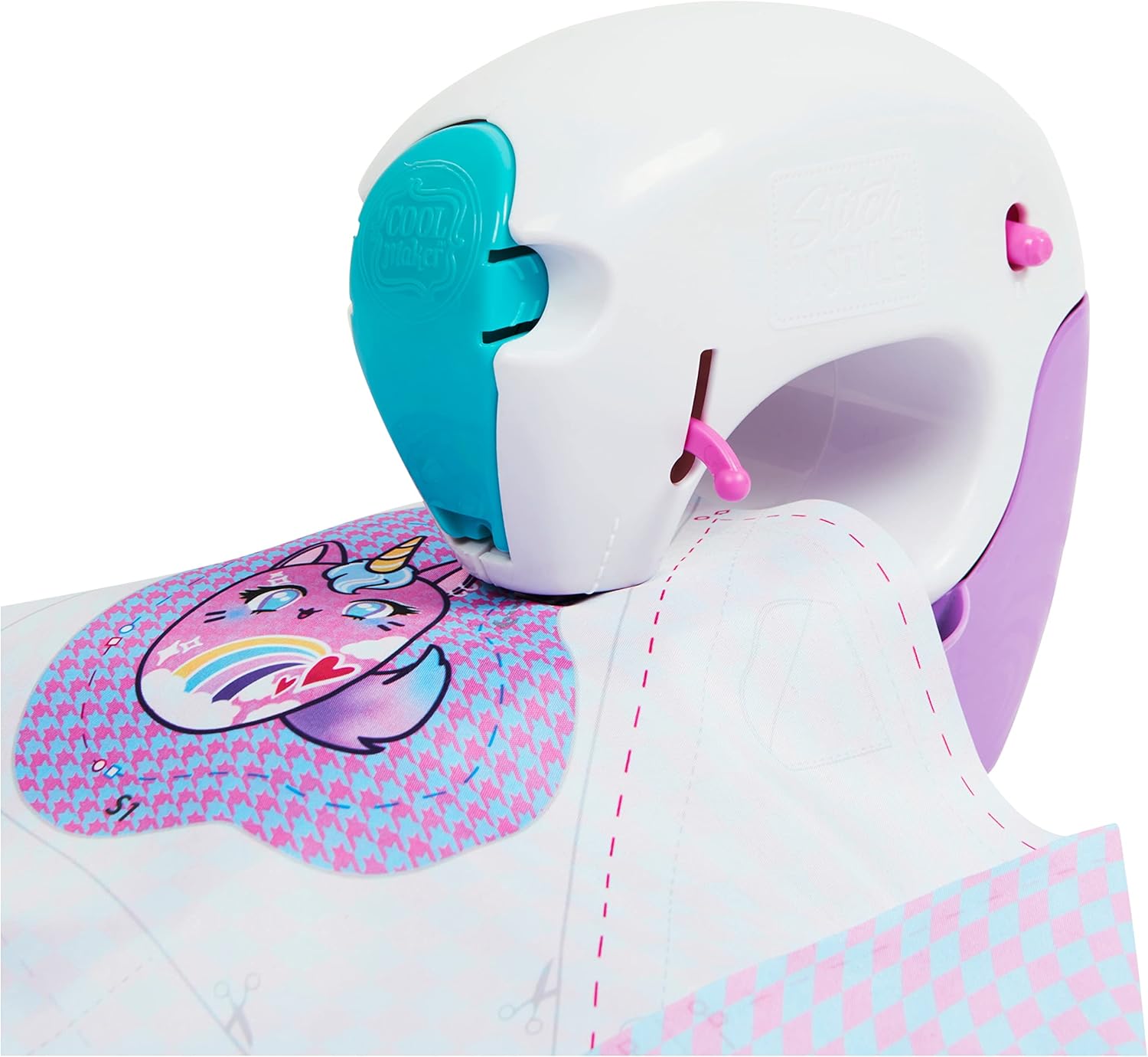 Cool Maker Stitch n Style Fashion Studio - Battery-Powered No-Thread Sewing Machine for Kids 4