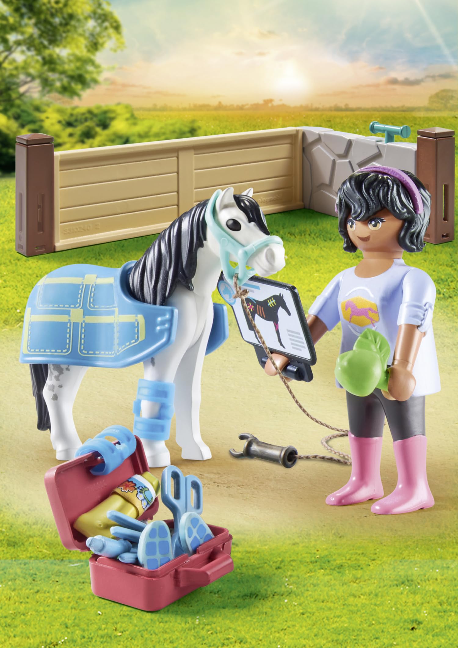 Playmobil 71497 Horses of Waterfall: Horse Therapist Playset | Ages 4+ 3