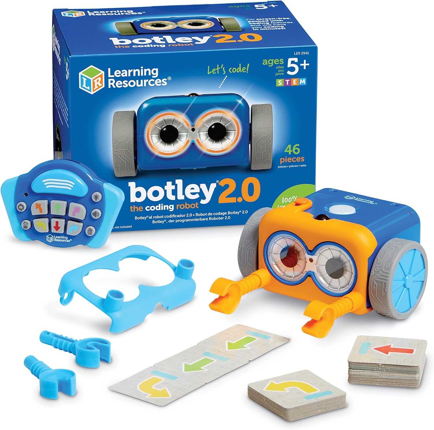 Learning Resources Botley 2.0 Coding Robot - Screen-Free STEM Learning for Kids 5+