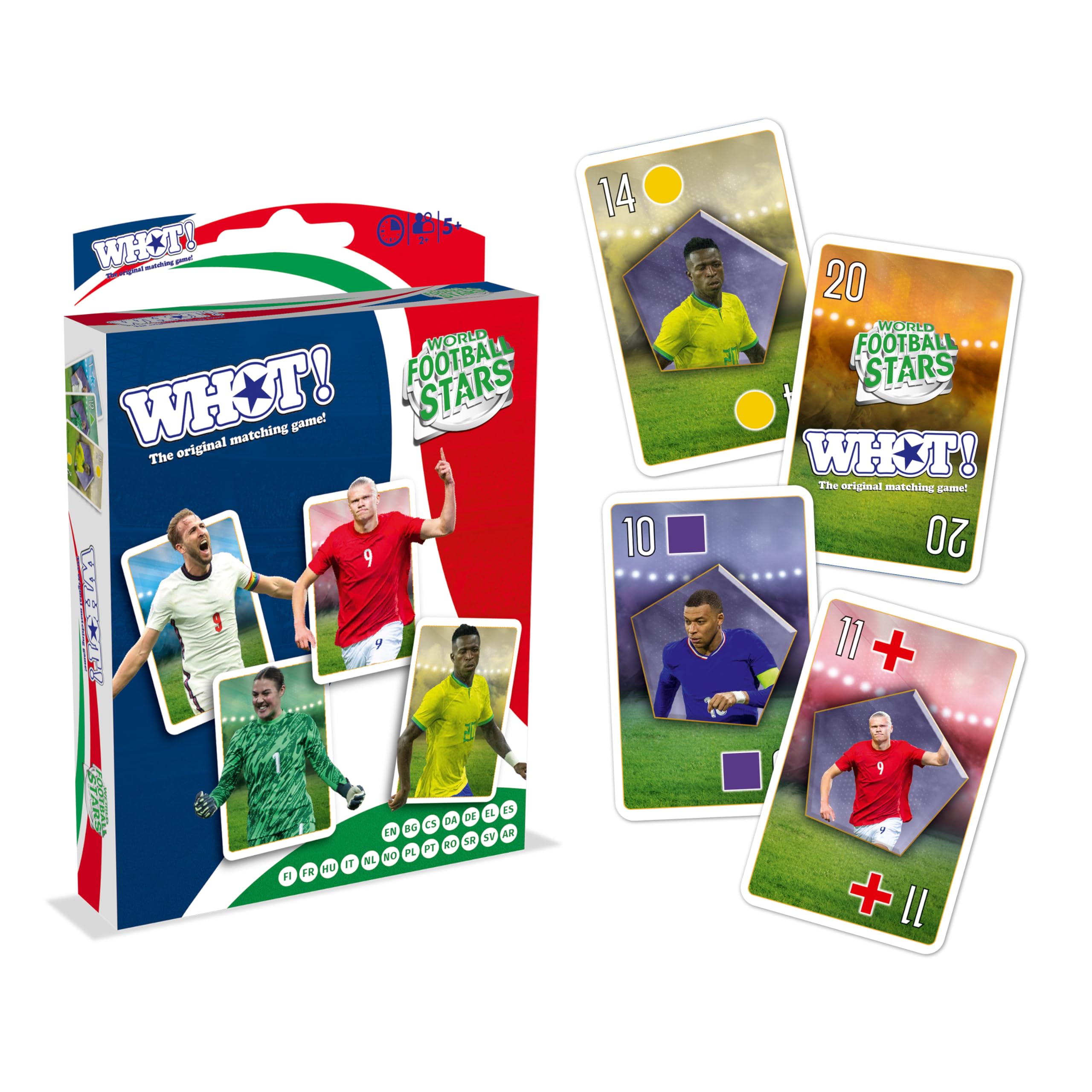 Waddingtons WHOT! World Football Stars Card Game 10