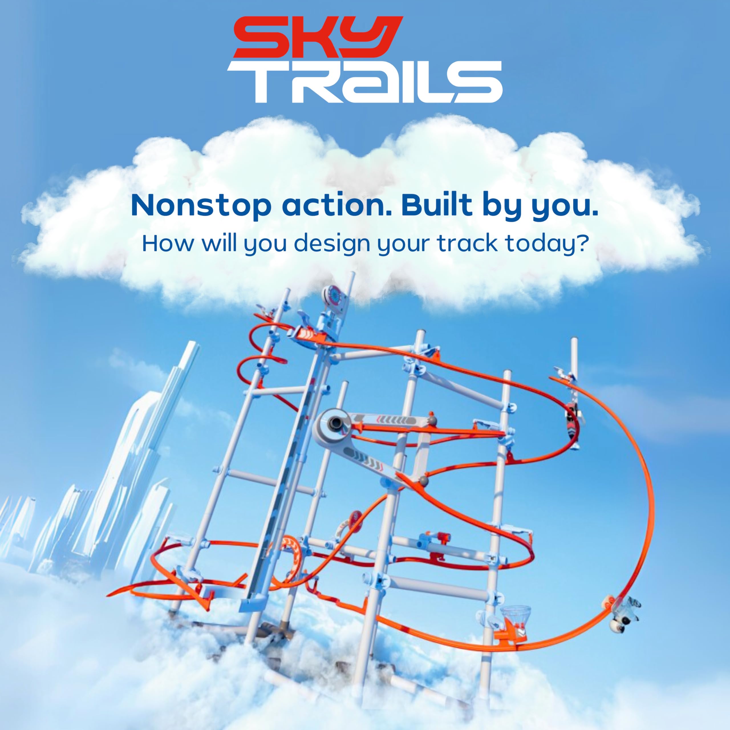 Sky Trails Construction Pack - Building Set for Kids 4-14 with 38 Pieces 3
