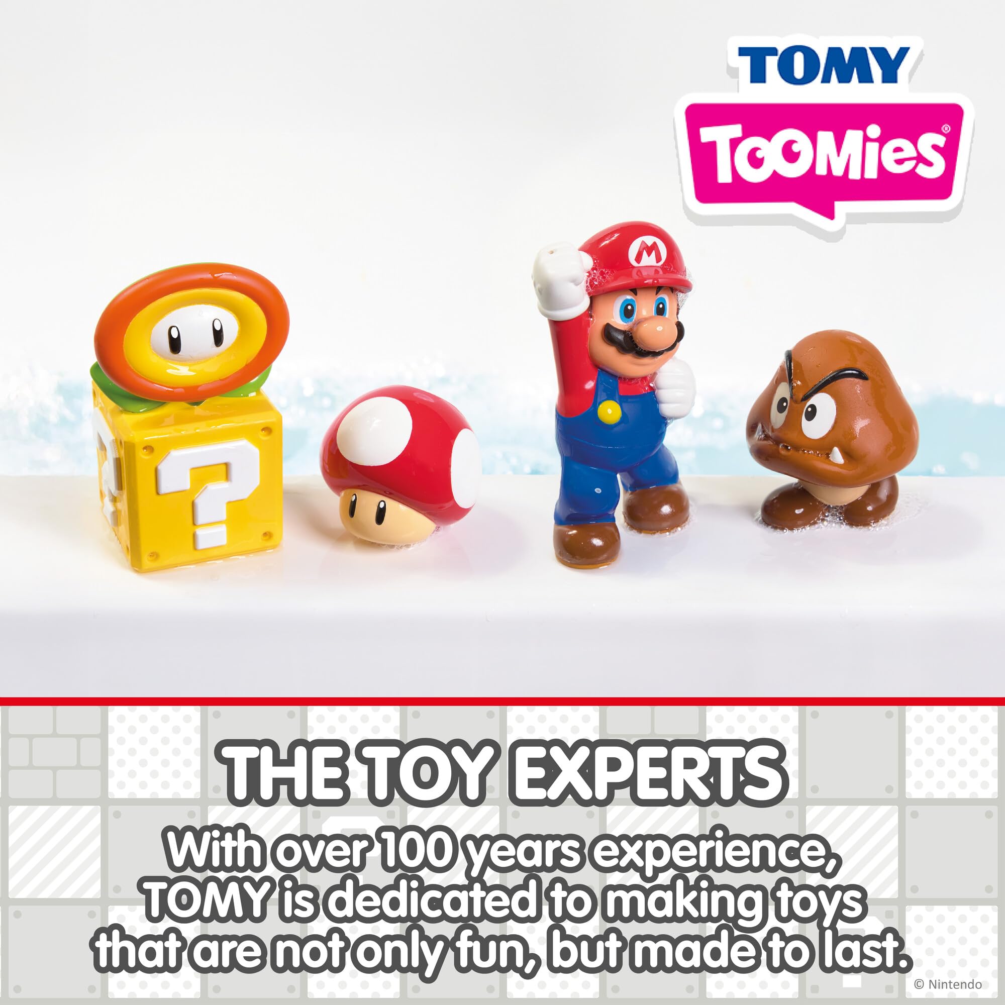 TOMY Toomies Mario Squirters Bath Toy Set - 4 Pack | Plastic | Ages 18+ Months 7