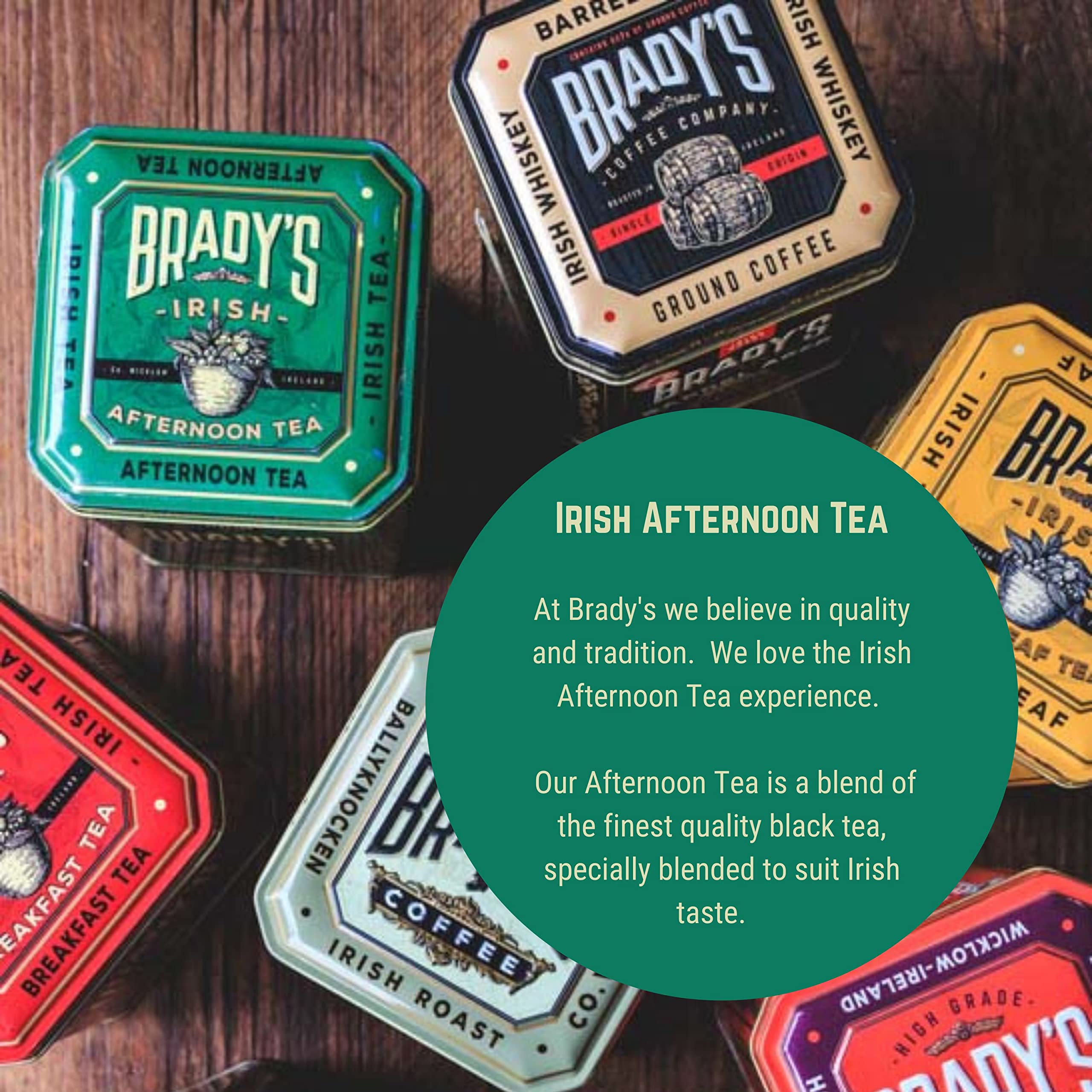 Brady's Irish Afternoon Tea - 40 Tea Bags - Traditional Black Tea Blend in Tin 3