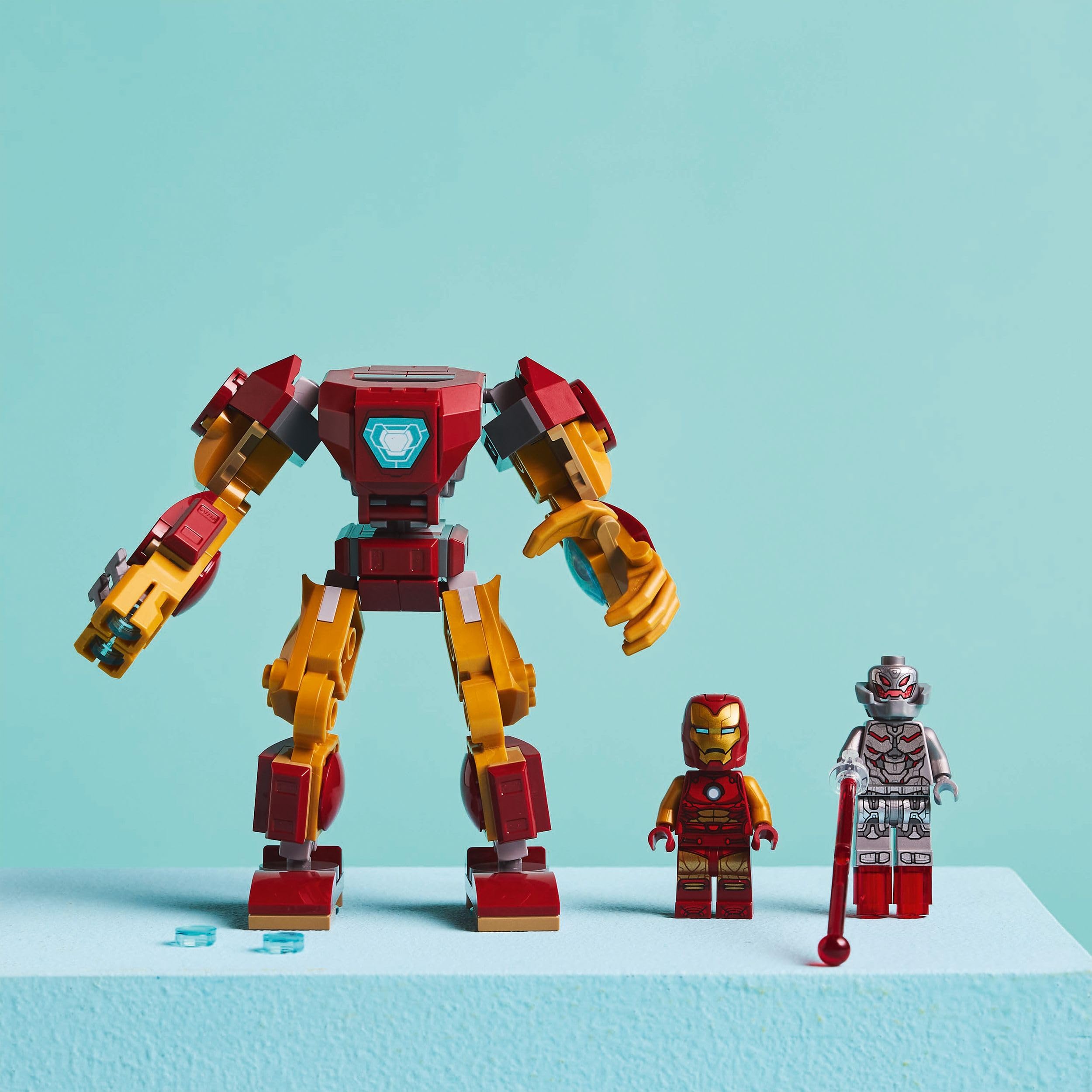 LEGO Marvel Iron Man Mech vs. Ultron - Buildable Super Hero Playset for Kids 6+ 11