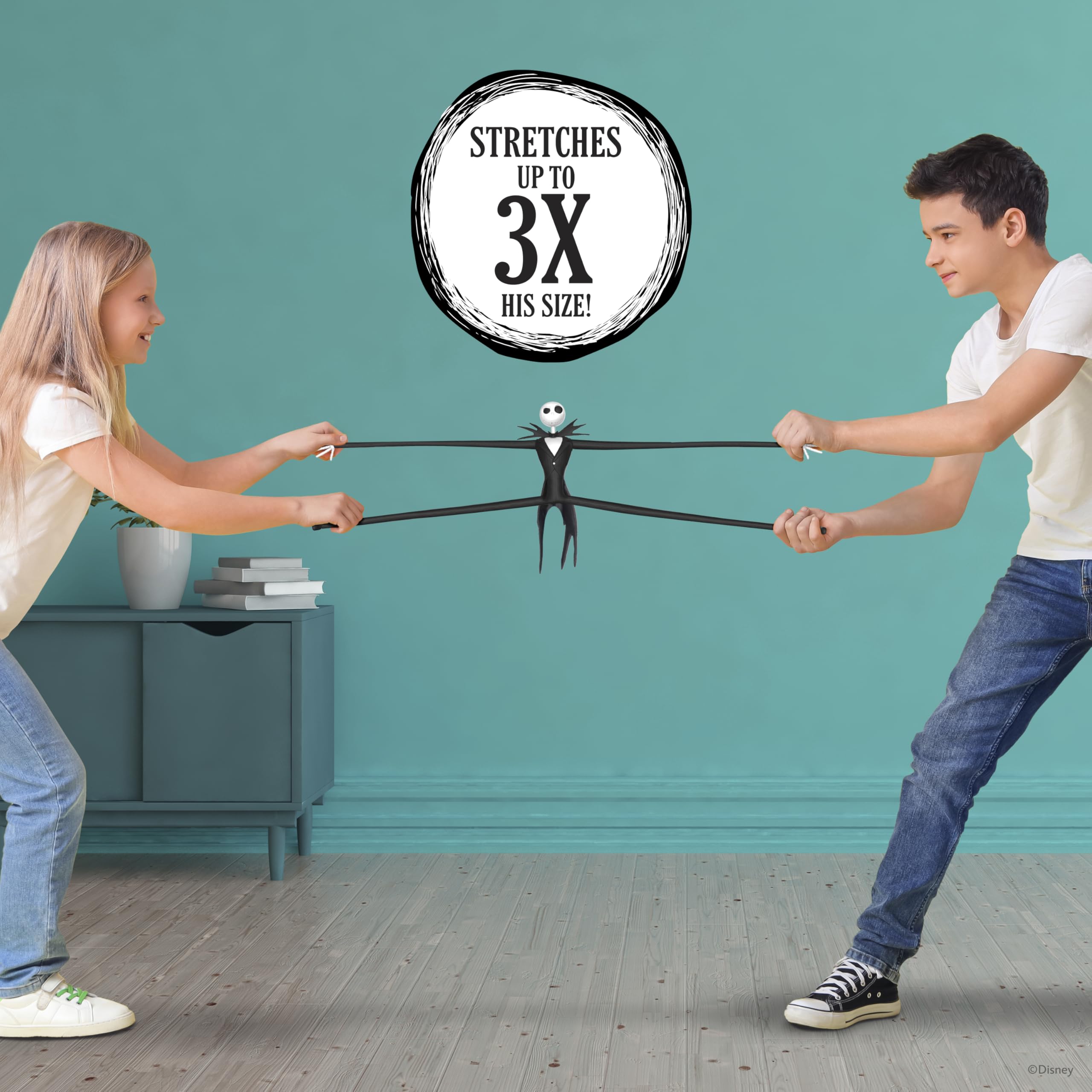 WOW! Stuff Disney The Nightmare Before Christmas Stretchy Jack Skellington - Super Stretchy Fun for Kids & Collectors 3