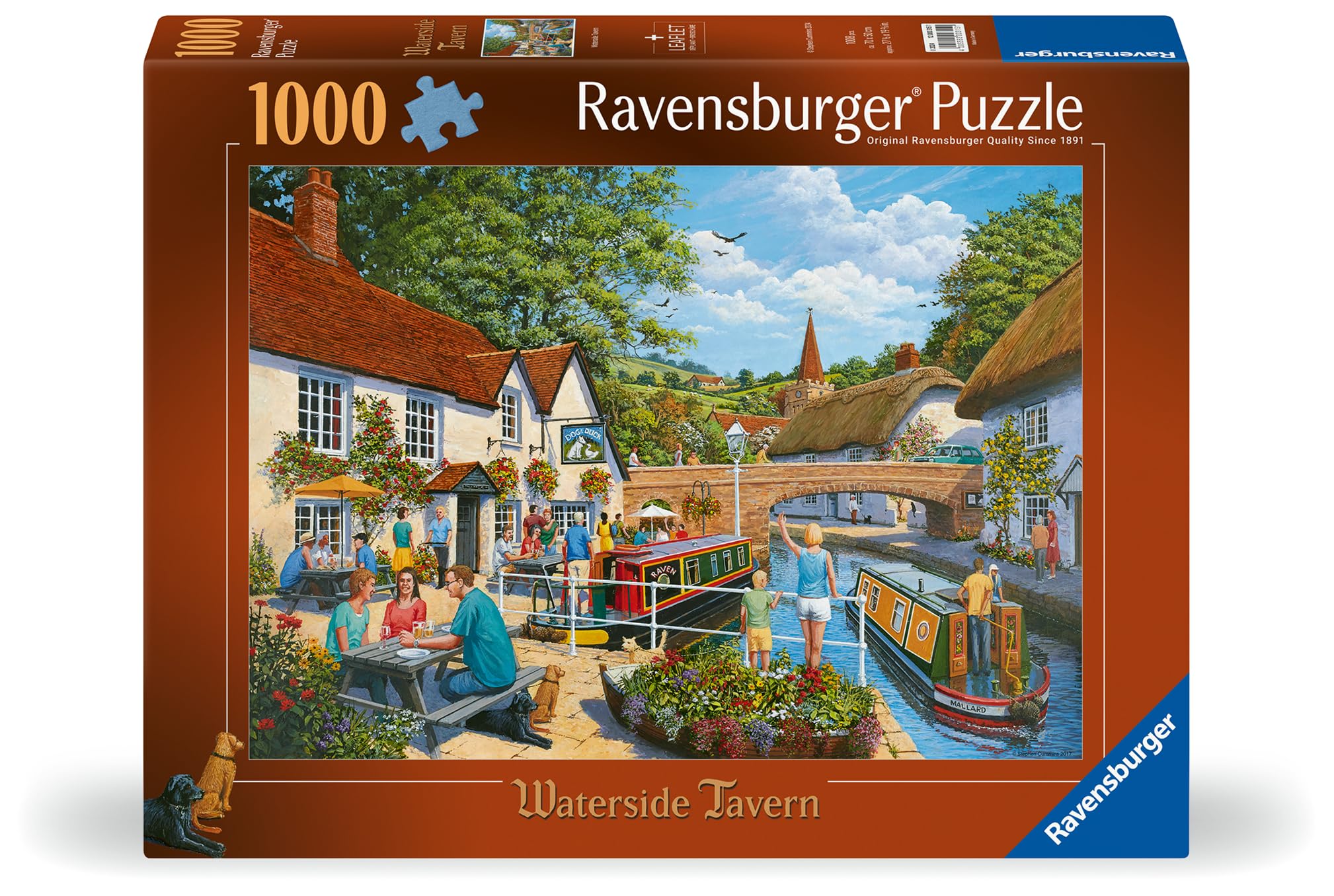 Ravensburger Waterside Tavern 1000 Piece Jigsaw Puzzle for Adults & Kids 11