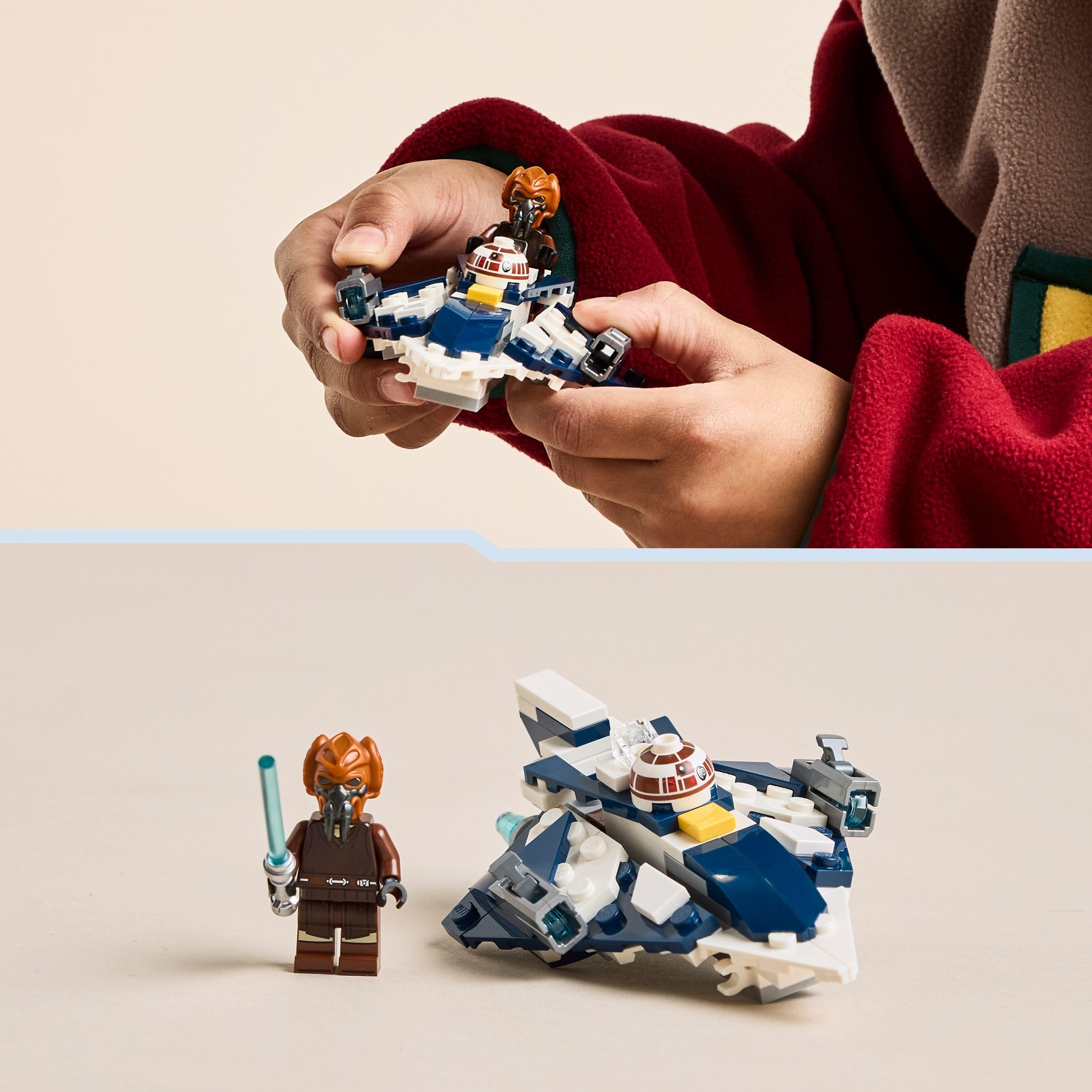 LEGO Star Wars Plo Koon's Jedi Starfighter Microfighter - Building Set for Kids 6+ 5
