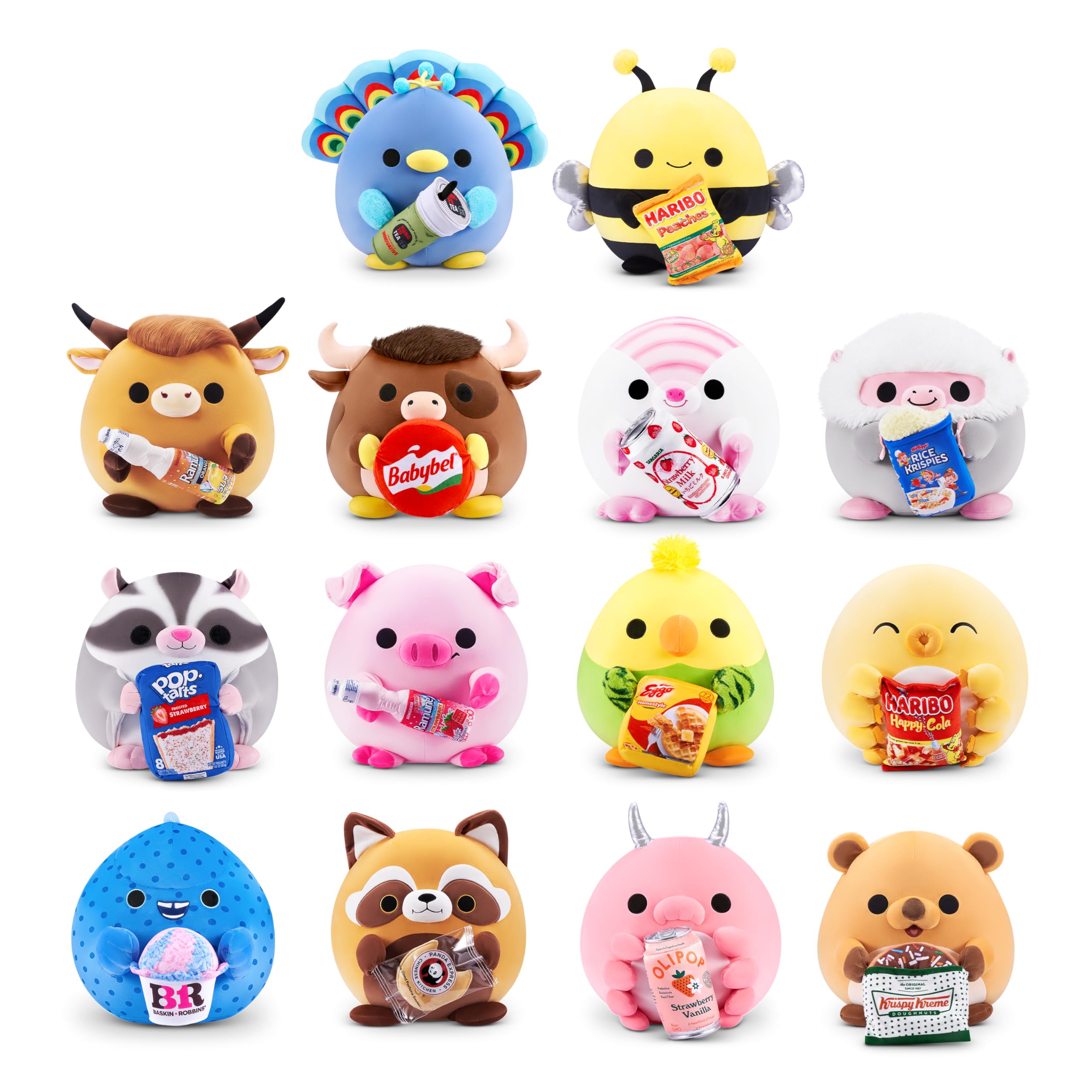 Snackles Series 3 14-inch Plush - Frankie by ZURU, Collectible Soft Toy with Snack 3