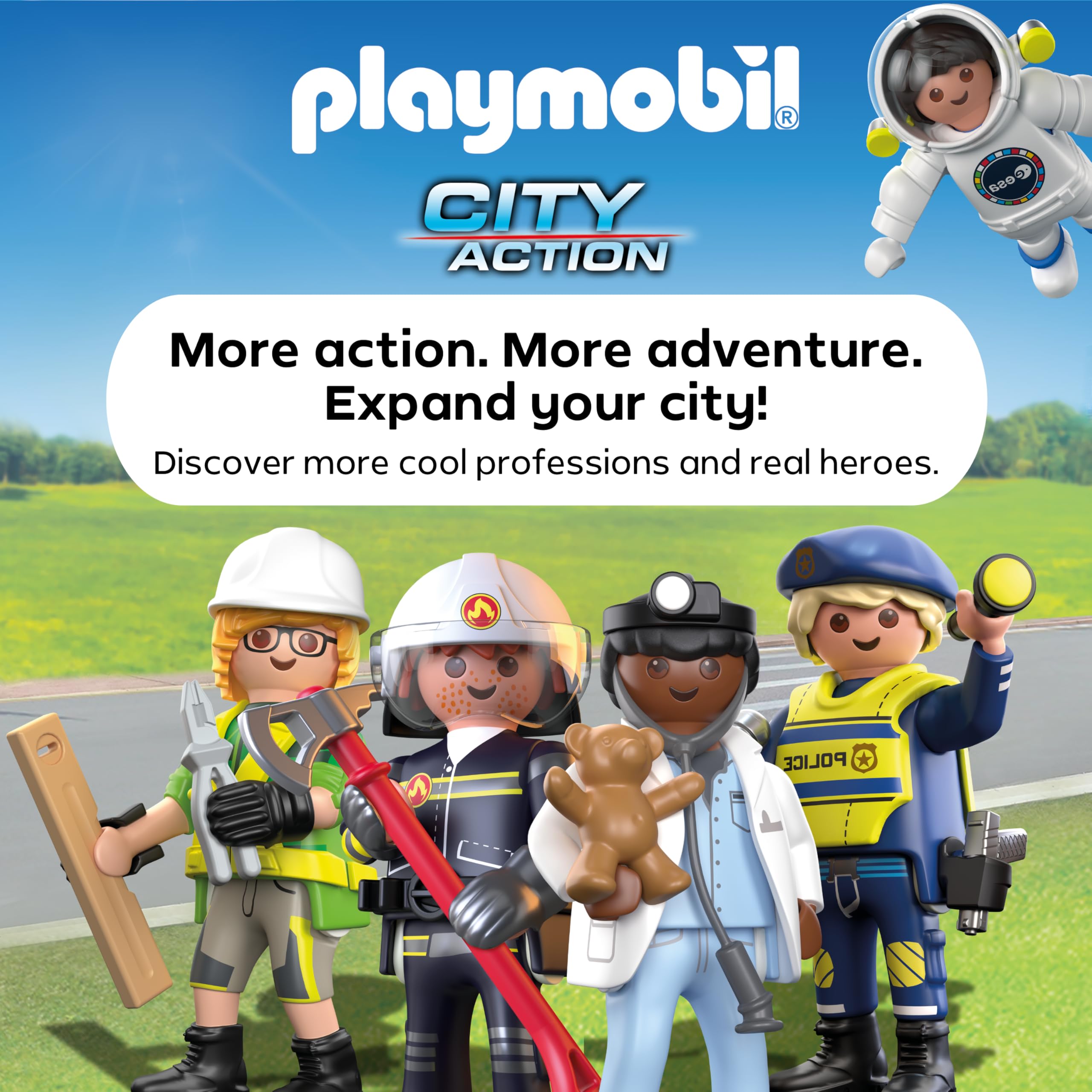 Playmobil Space ESA: Astronaut with Robot Playset | Mars Crawler | Ages 4+ | Model 72014 8