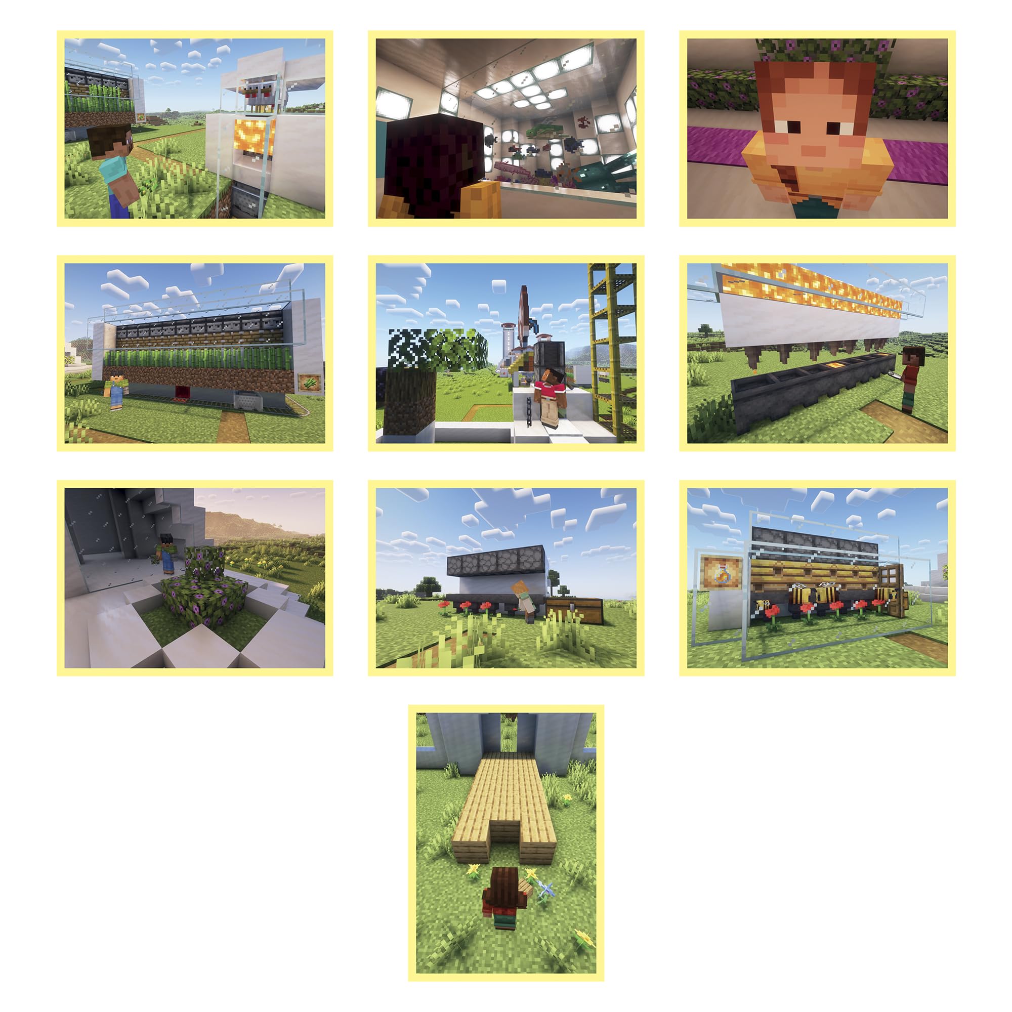 Panini Minecraft Stay Adventurous Sticker Collection - Starter Pack with Sticker Album, 6 Sticker Packets & 1 Limited Edition Block Card 5