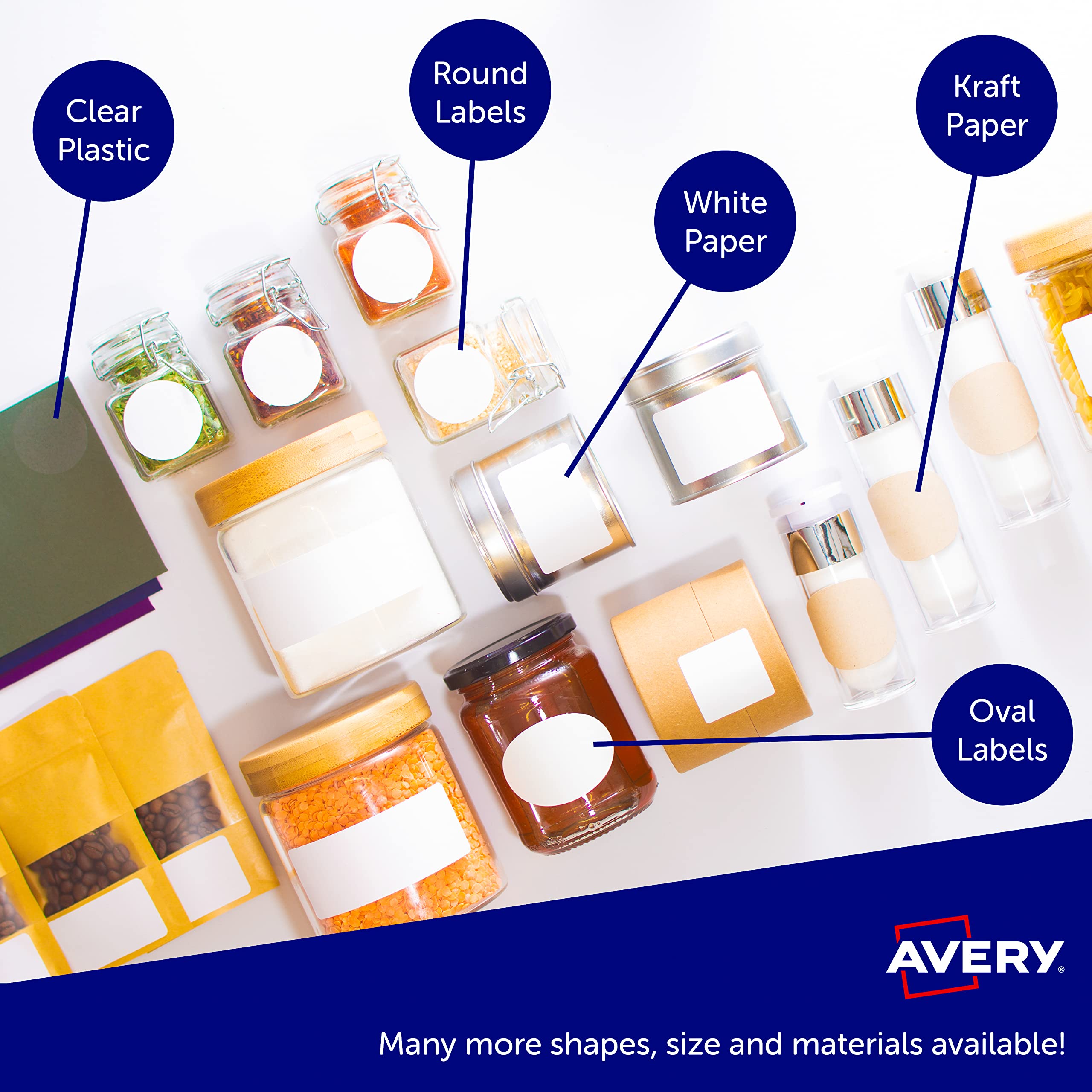 AVERY Smudge Free Printable Address Labels for Inkjet Printers | 63.5 x 38.1 mm | 210 Labels 7