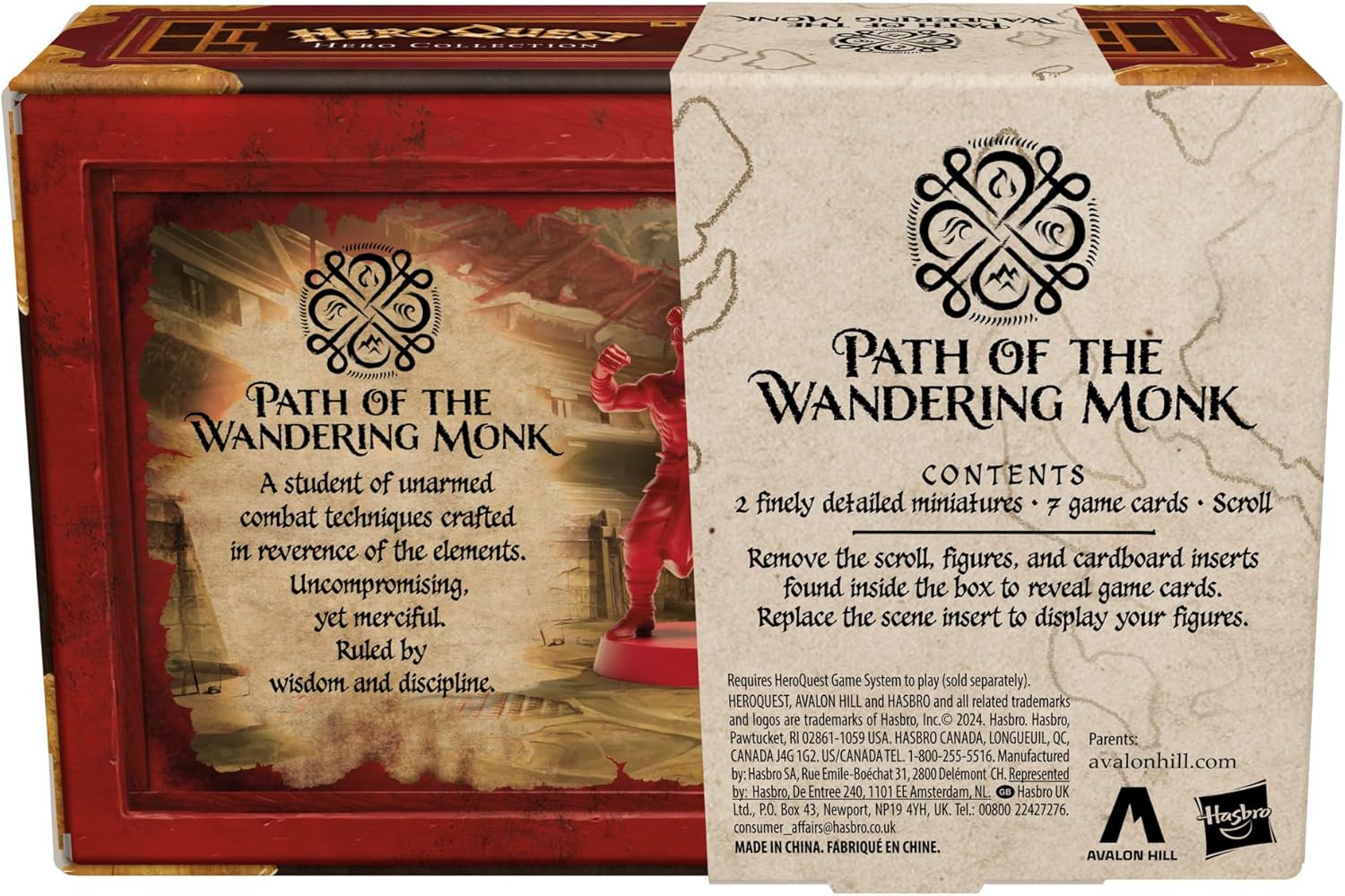 Hasbro Gaming HeroQuest Hero Collection: Path of The Wandering Monk Figures 8