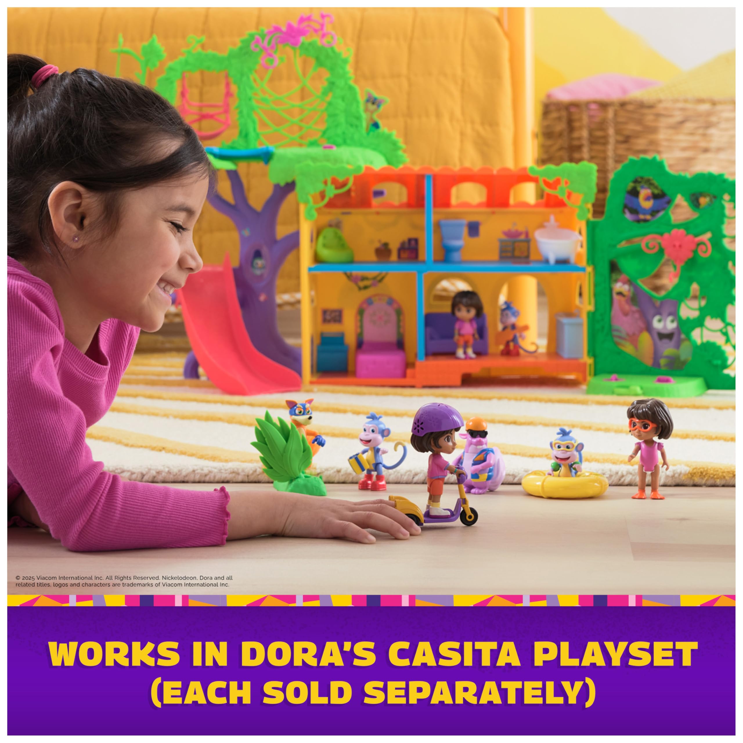 Dora the Explorer Splash-Splash Adventure Pack - Swim-Ready Figures & Pool Accessories 6