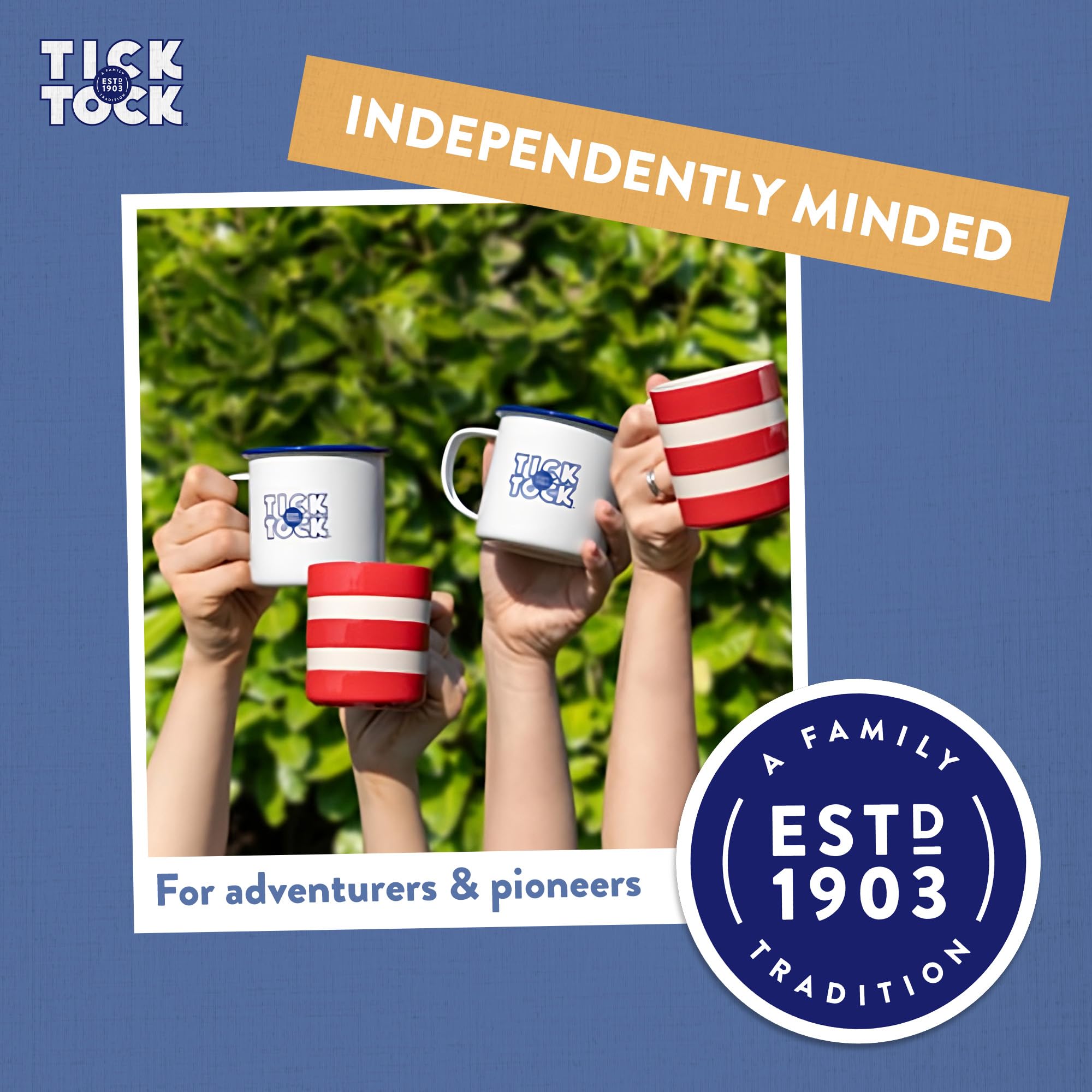 Tick Tock - Vanilla Rooibos Caffeine-Free Tea Pack of 4 x 40 Tea Bags 3