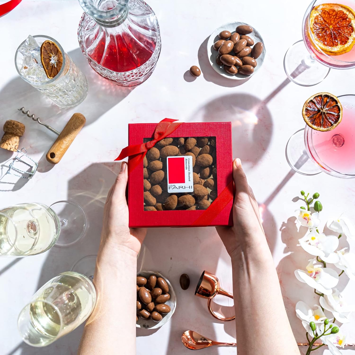 Rita Farhi Milk Chocolate Covered Brazil Nuts in Gift Box 210g 4