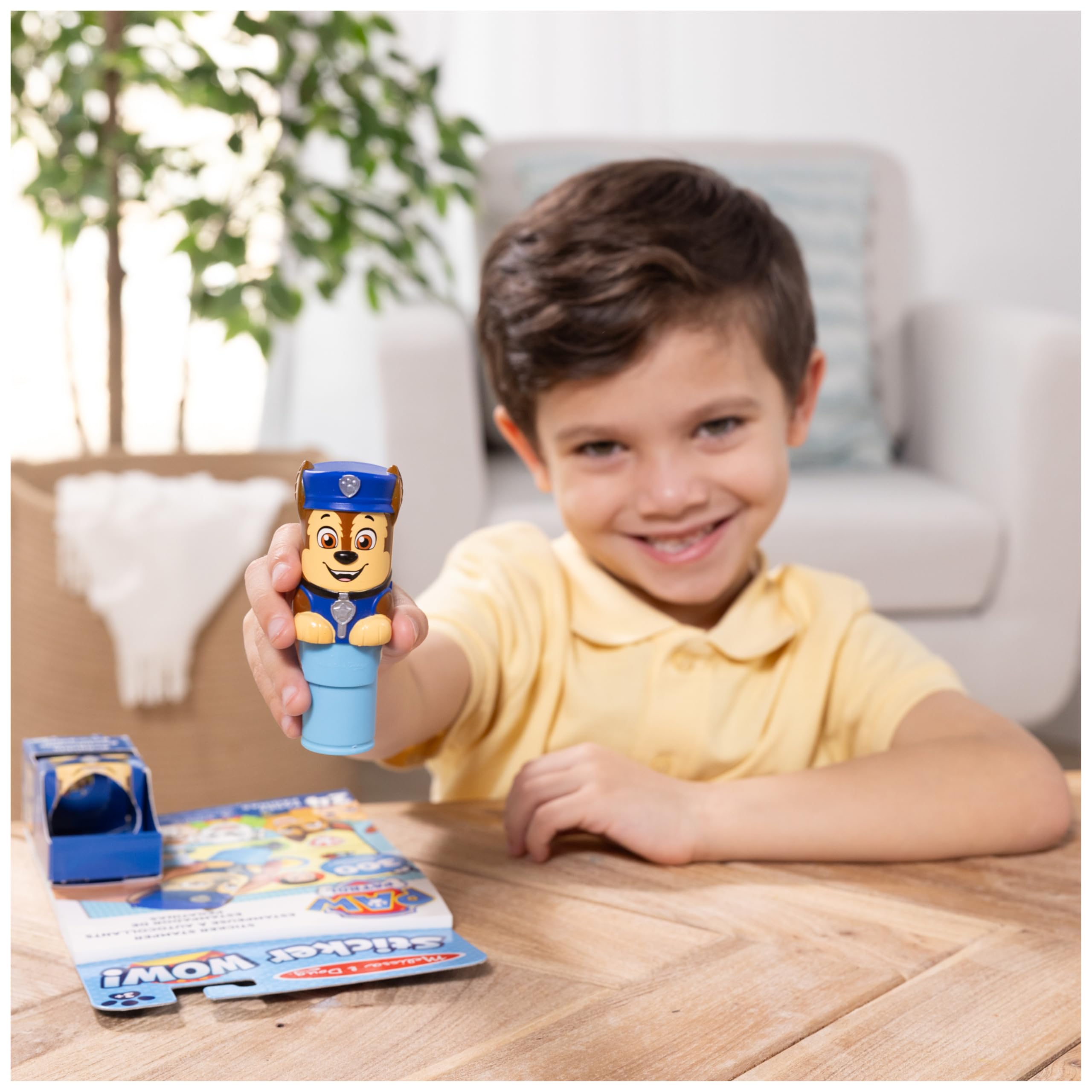 Melissa & Doug Activity Pad & Sticker Stamp Set - Chase | Ages 3-98 5