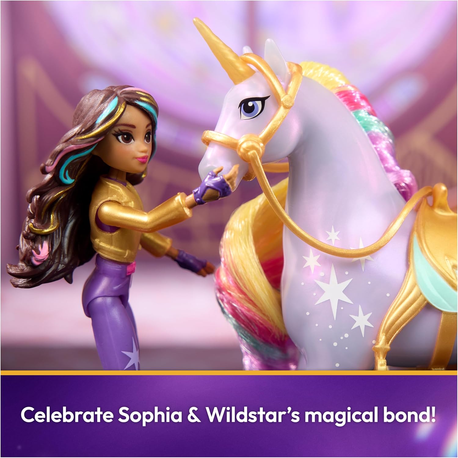 Unicorn Academy Sophia & Wildstar Set - Posable Doll and Unicorn Playset for Ages 4+ 4