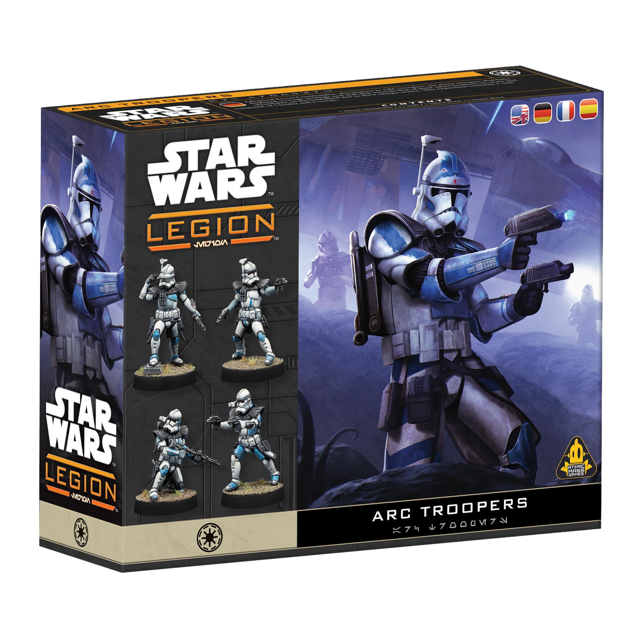 Asmodee Star Wars Legion: ARC Troopers Unit Expansion | 7 Miniatures | Age 14+ 1