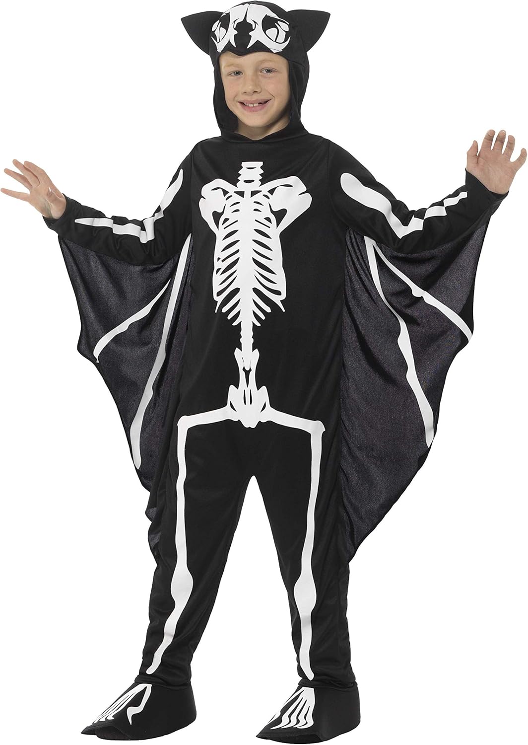 Smiffys Bat Skeleton Costume - Small (Ages 10-12) 1