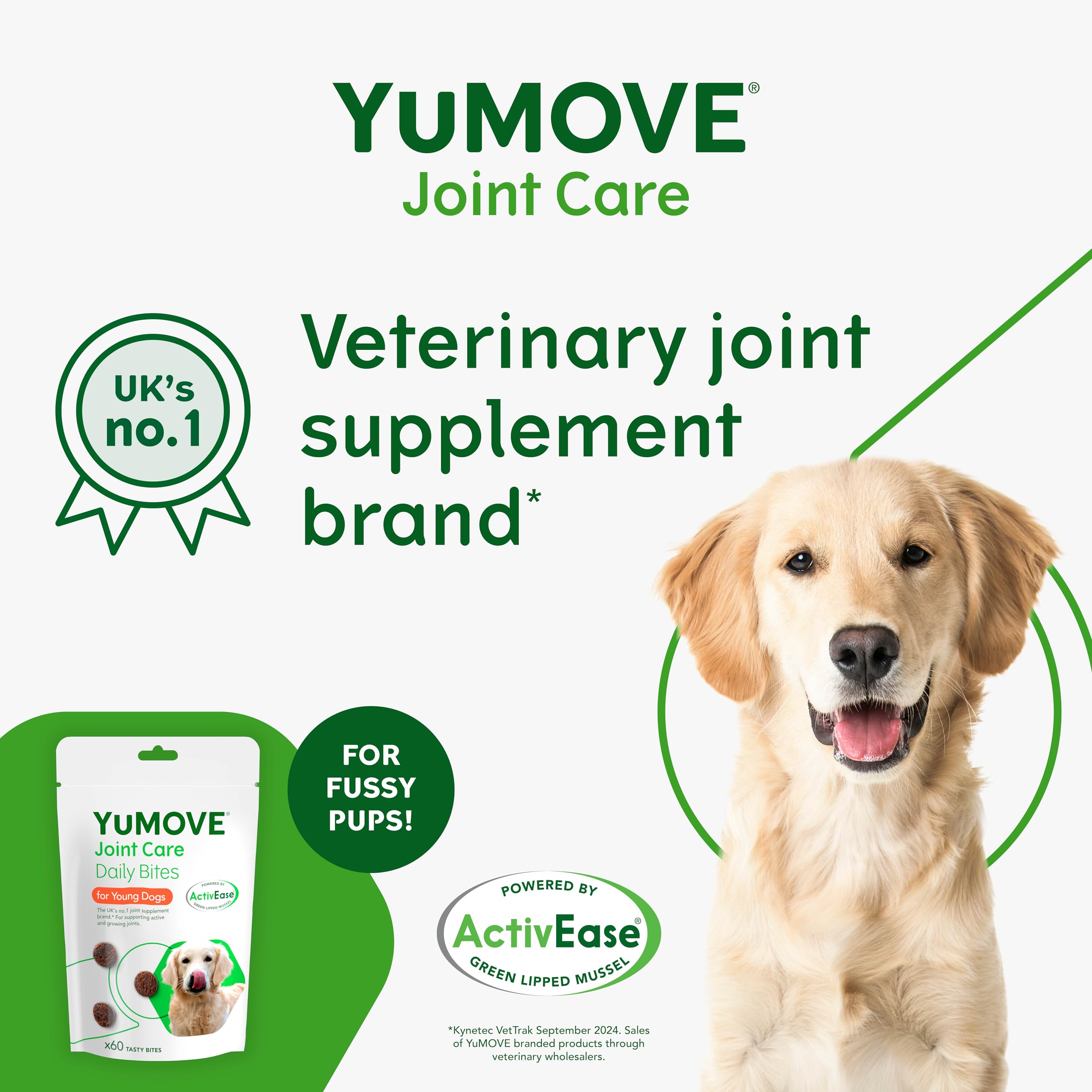 YuMOVE Daily Bites For Young Dogs - Preventative Joint Care | 60 Chews