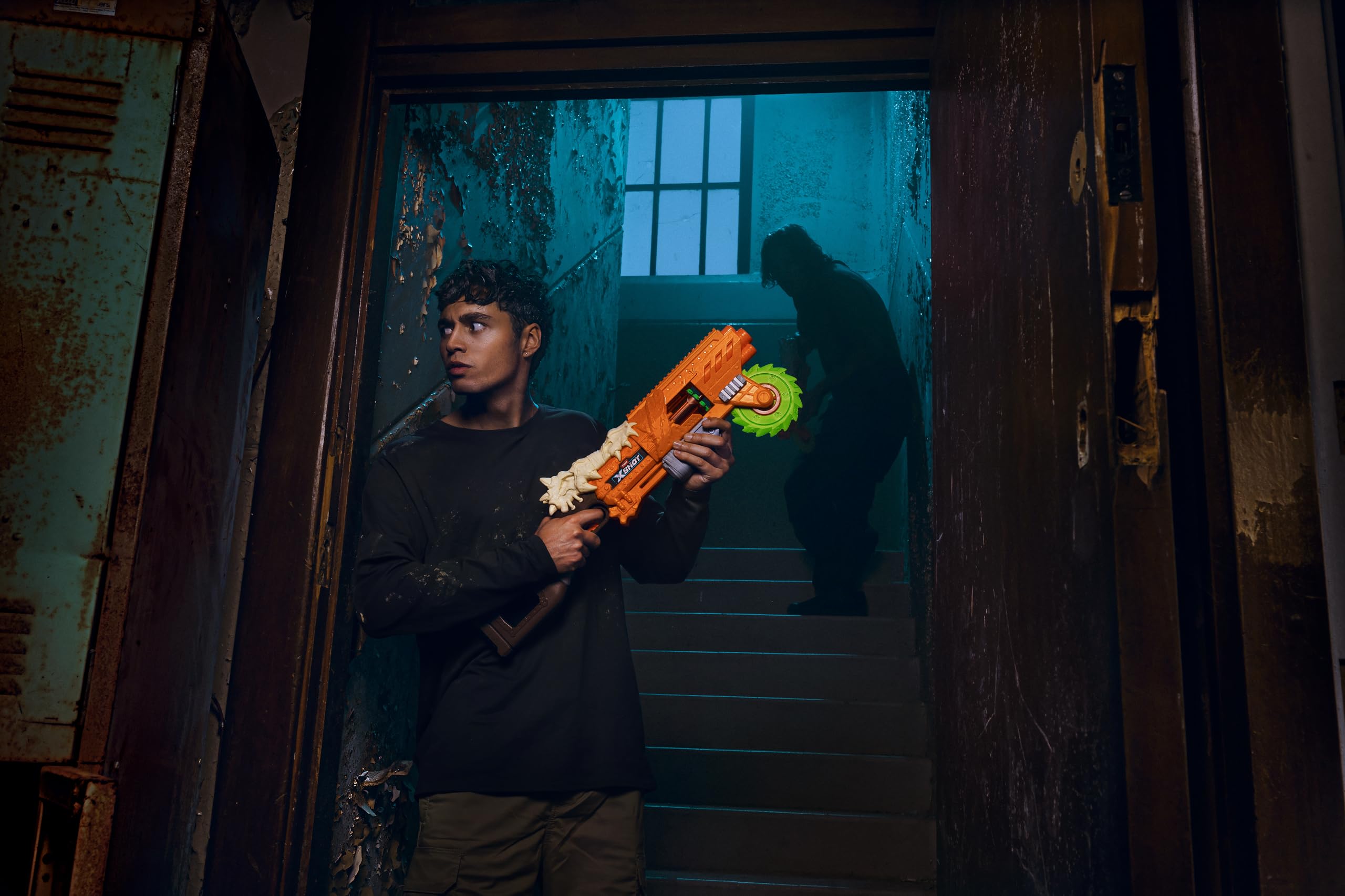 XSHOT Insanity HorrorFire Doomsday Blaster - 8-Dart Drum, 27m Range, Air Pocket Darts 9