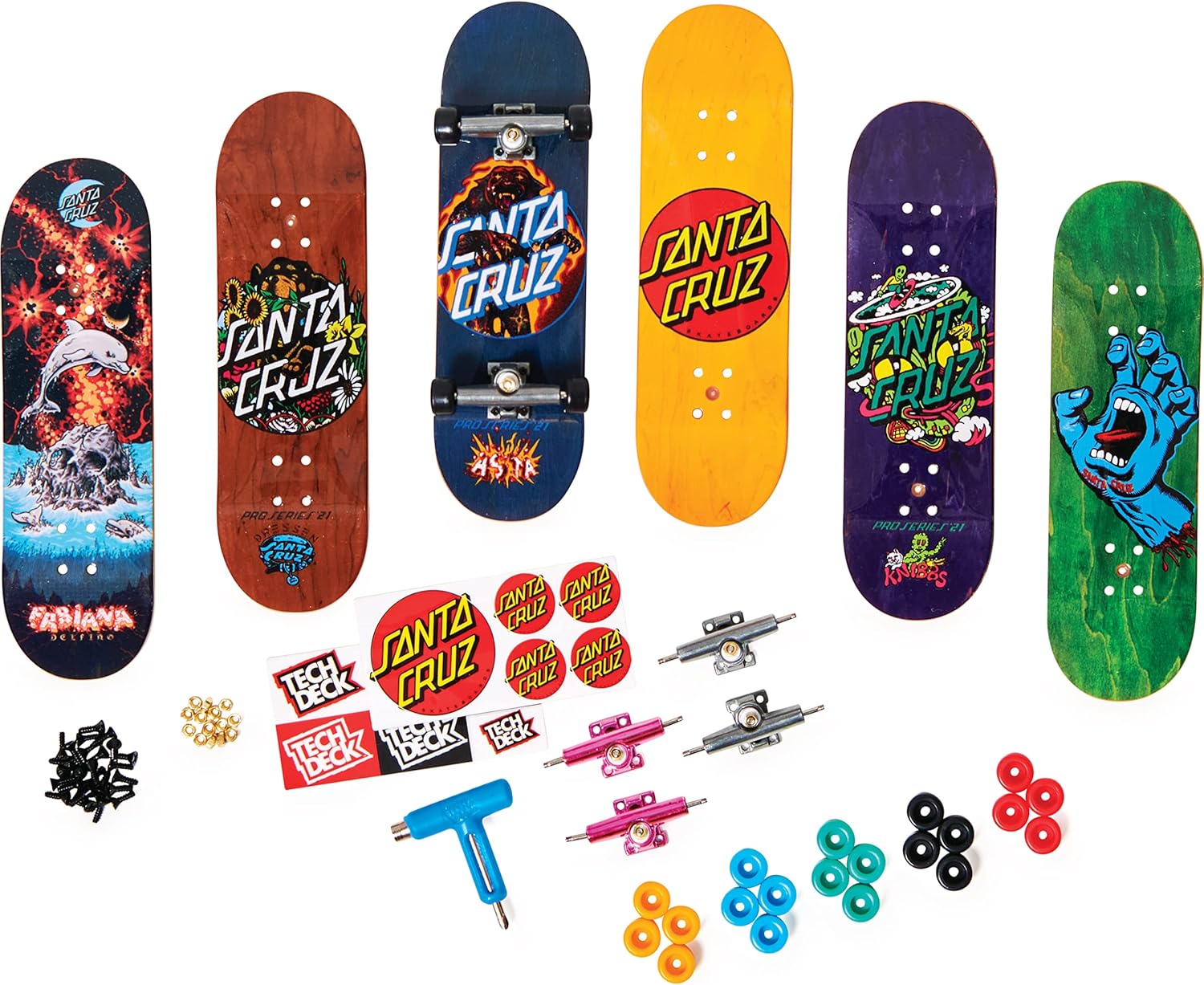 Tech Deck Sk8shop Bonus Pack - Build 6 Custom Fingerboards, Ages 6+ 2