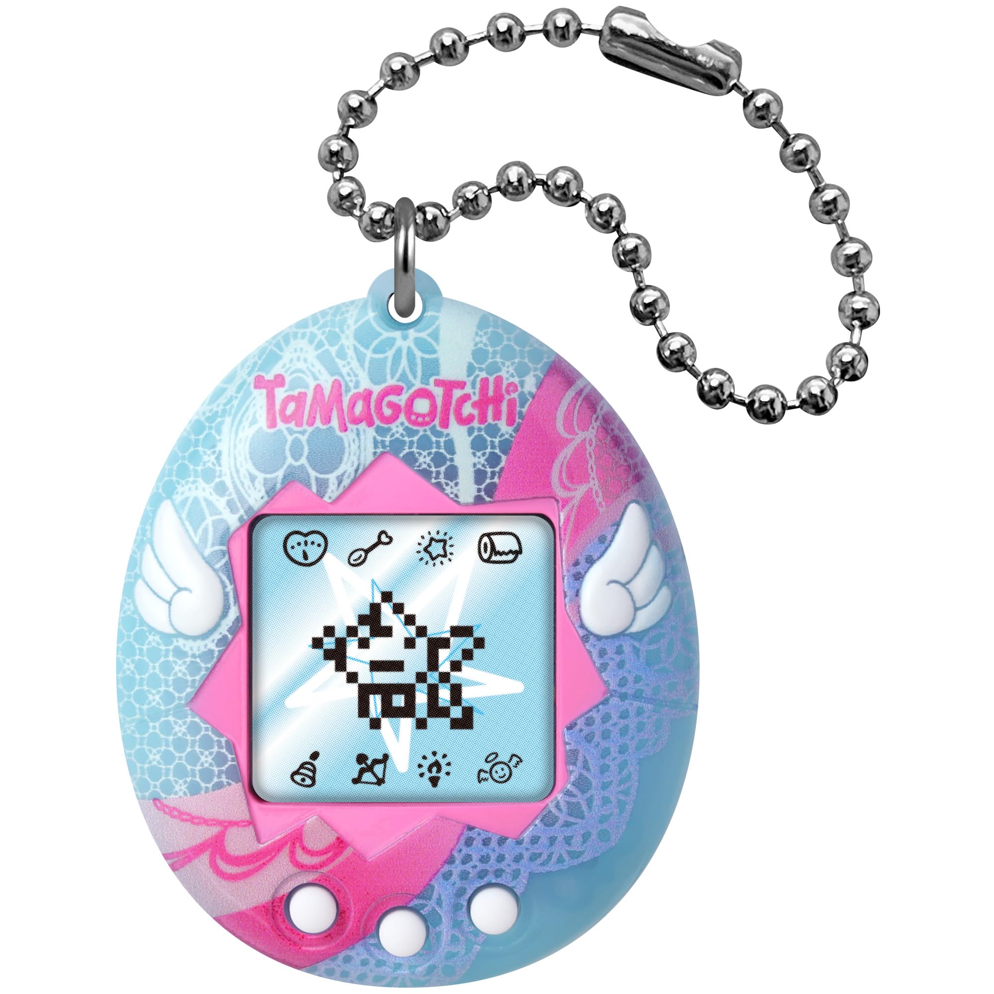 Tamagotchi Original Angel Lace Digital Pet - Electronic Virtual Pet Toy for Kids 8+ 12