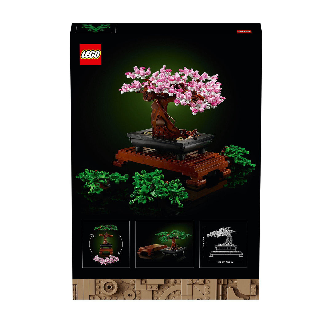 LEGO 10281 Icons Bonsai Tree Building Set - Cherry Blossom & Green Leaves for Adults