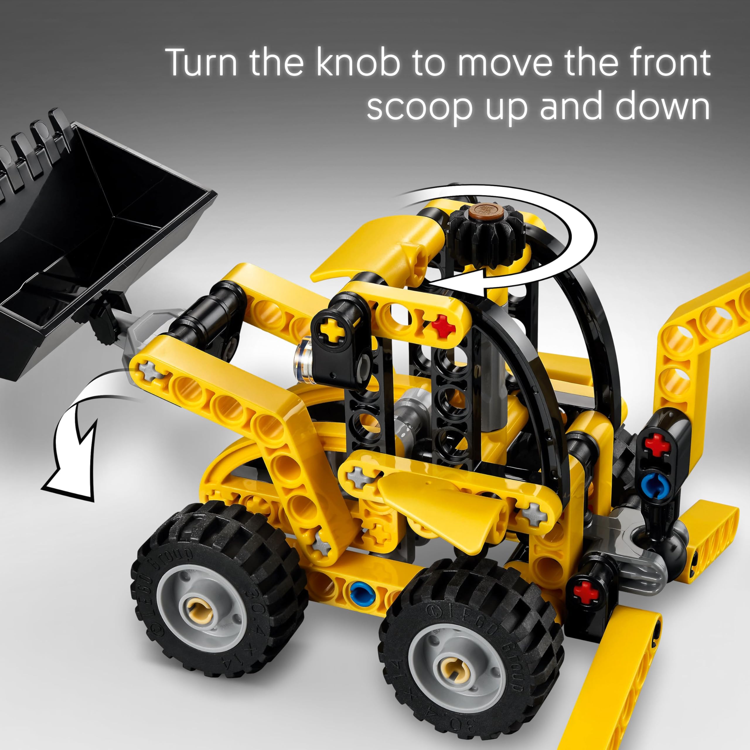 LEGO Technic Backhoe Loader Construction Vehicle Toy - 104-Piece Set for 7+ Year Olds 7