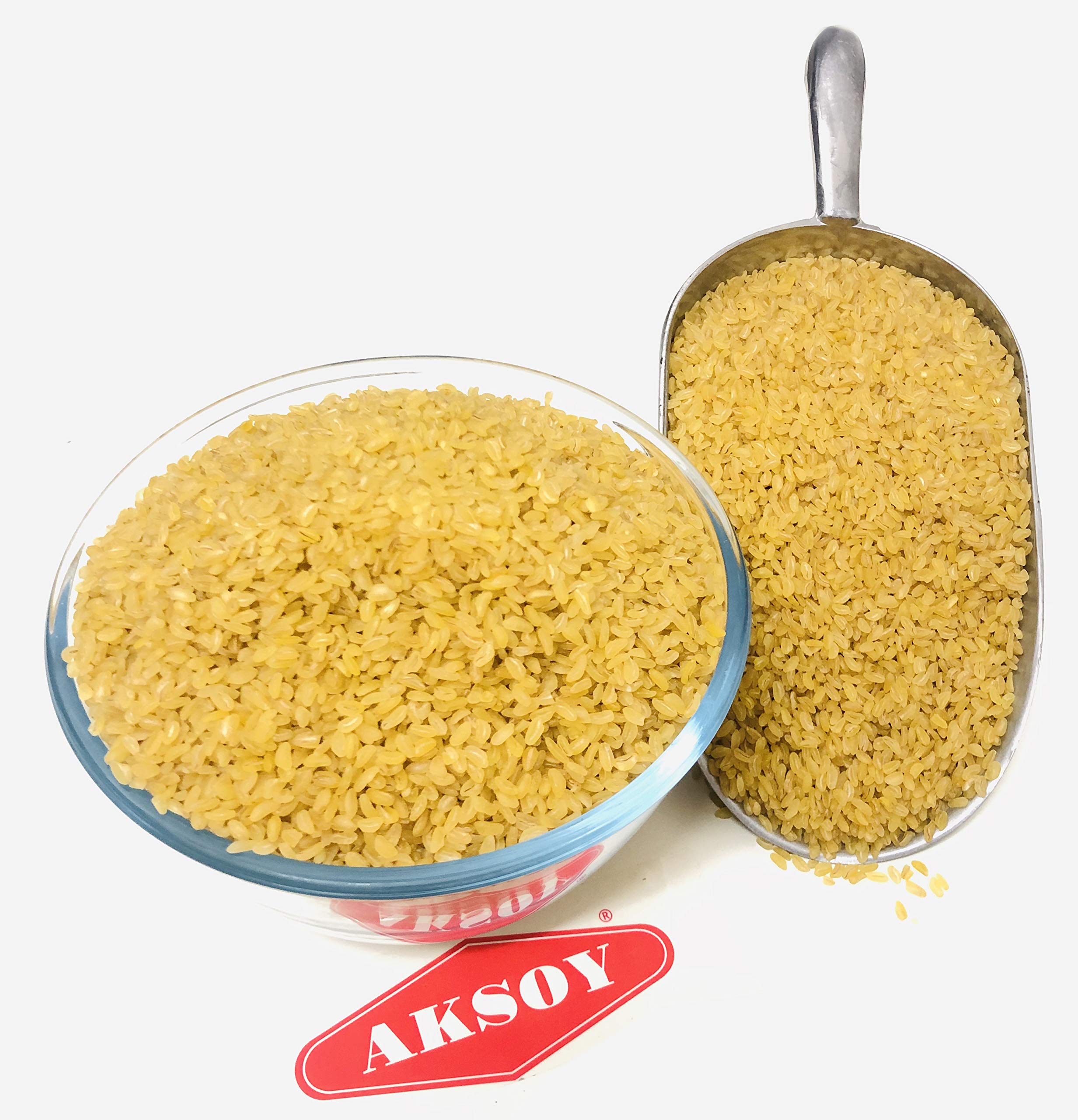 AKSOY Extra Coarse Wheat Bulgur - 1.25KG | Resealable Pouch | Vegan Friendly