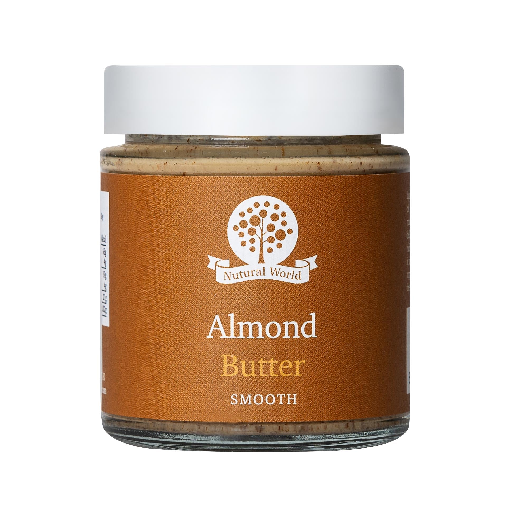 Nutural World Smooth Almond Butter - 100% Pure Almonds | 170g