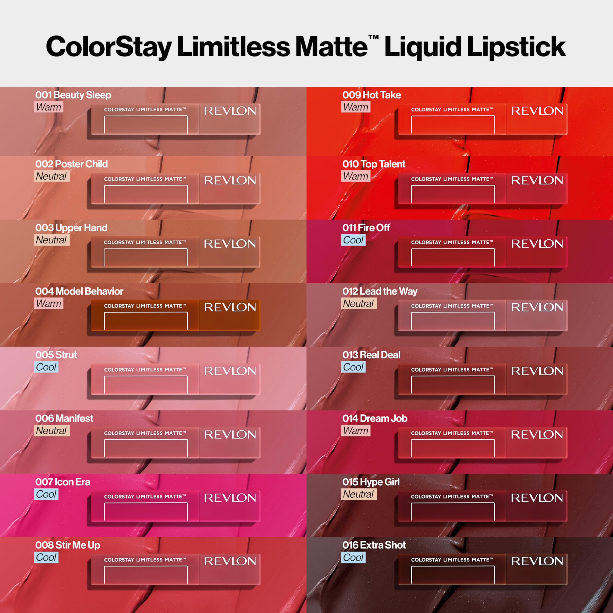 Revlon ColorStay Limitless Matte Lipstick - 24HR Wear, 100% Vegan Formula | Liquid Lipstick 7