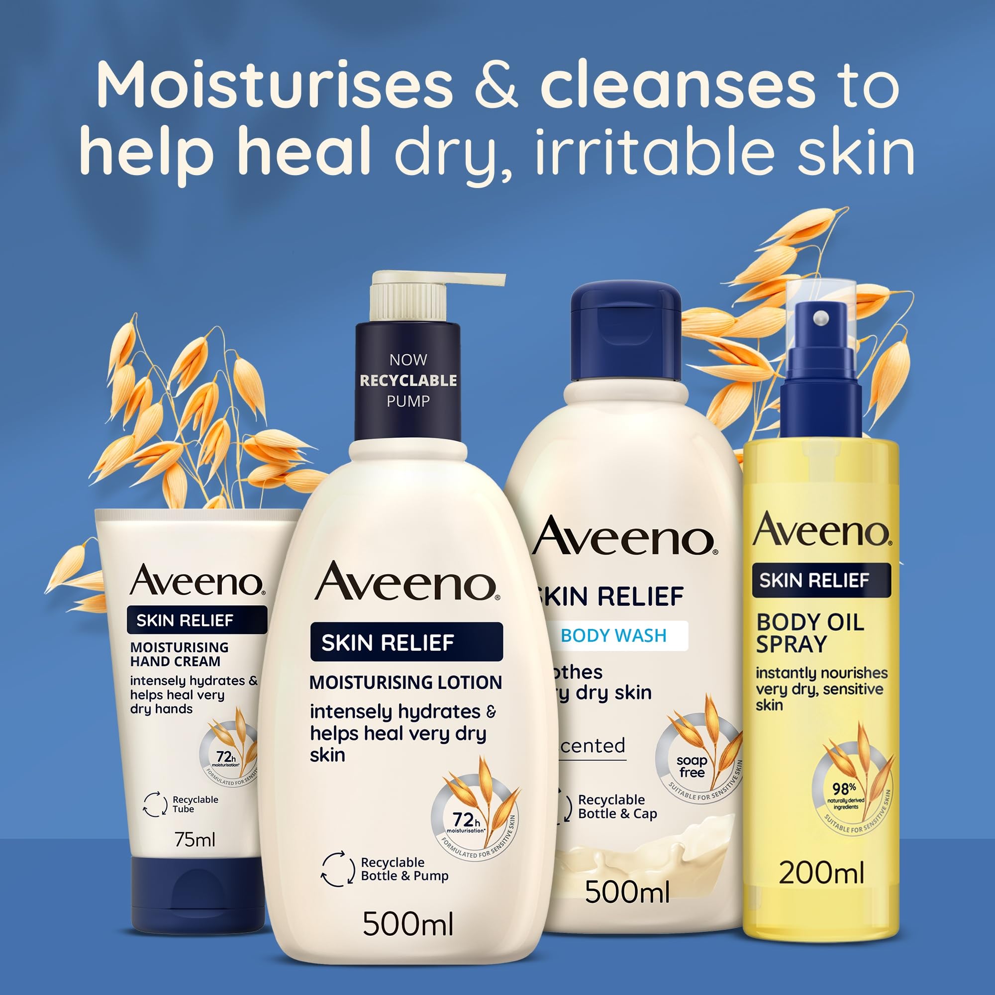 Aveeno Skin Relief Soothing Shampoo with Oat for Very Dry Sensitive Scalp & Fragile Hair, 300ml 6