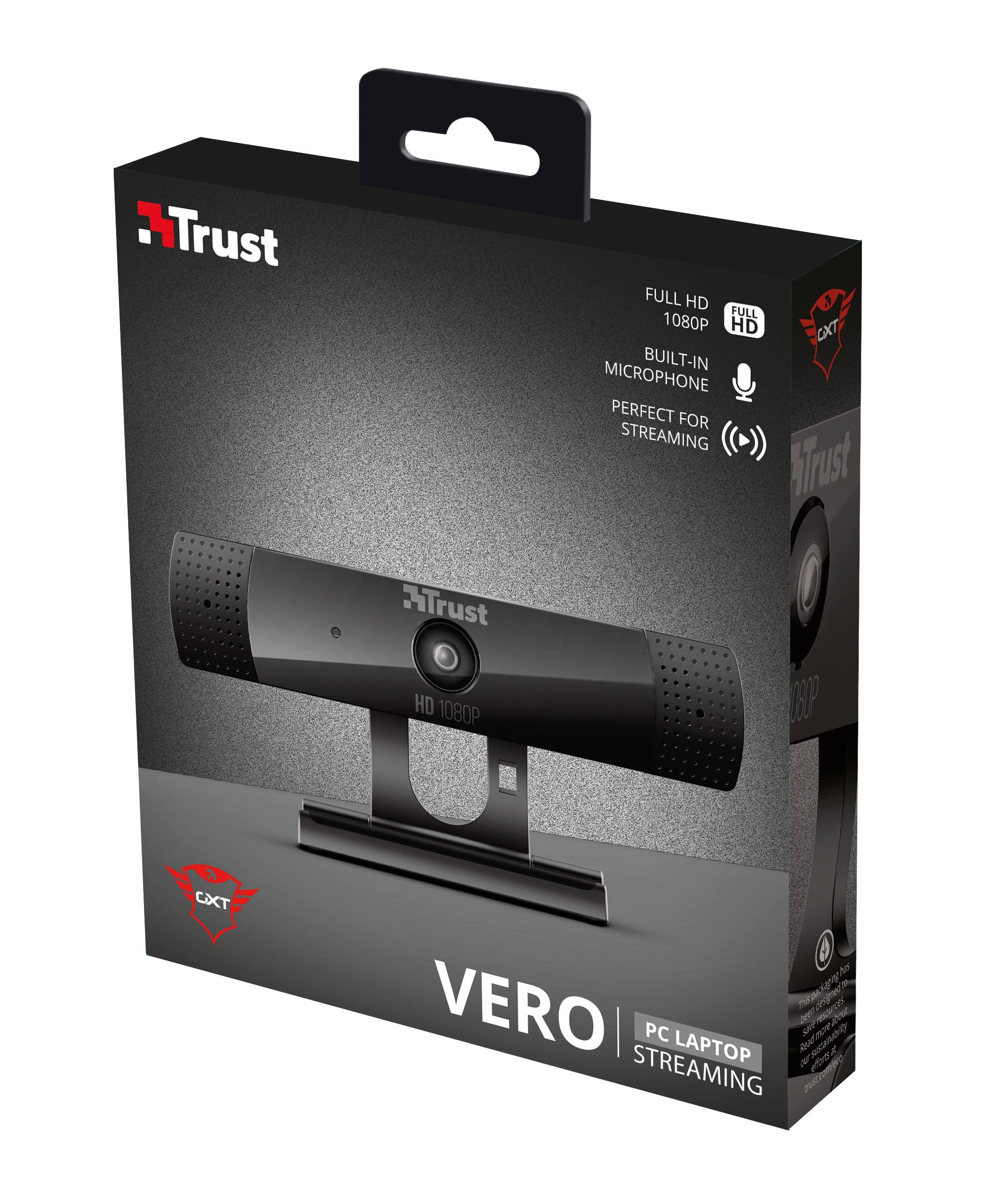 Trust Gaming GXT 1160 Vero Full HD 1080p Webcam mit eingebautem Mikrofon 9
