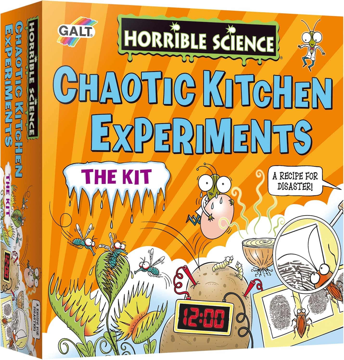 Horrible Science - Chaotic Kitchen Experiments by Galt Toys, STEM Science Kit for Kids 8+ 1