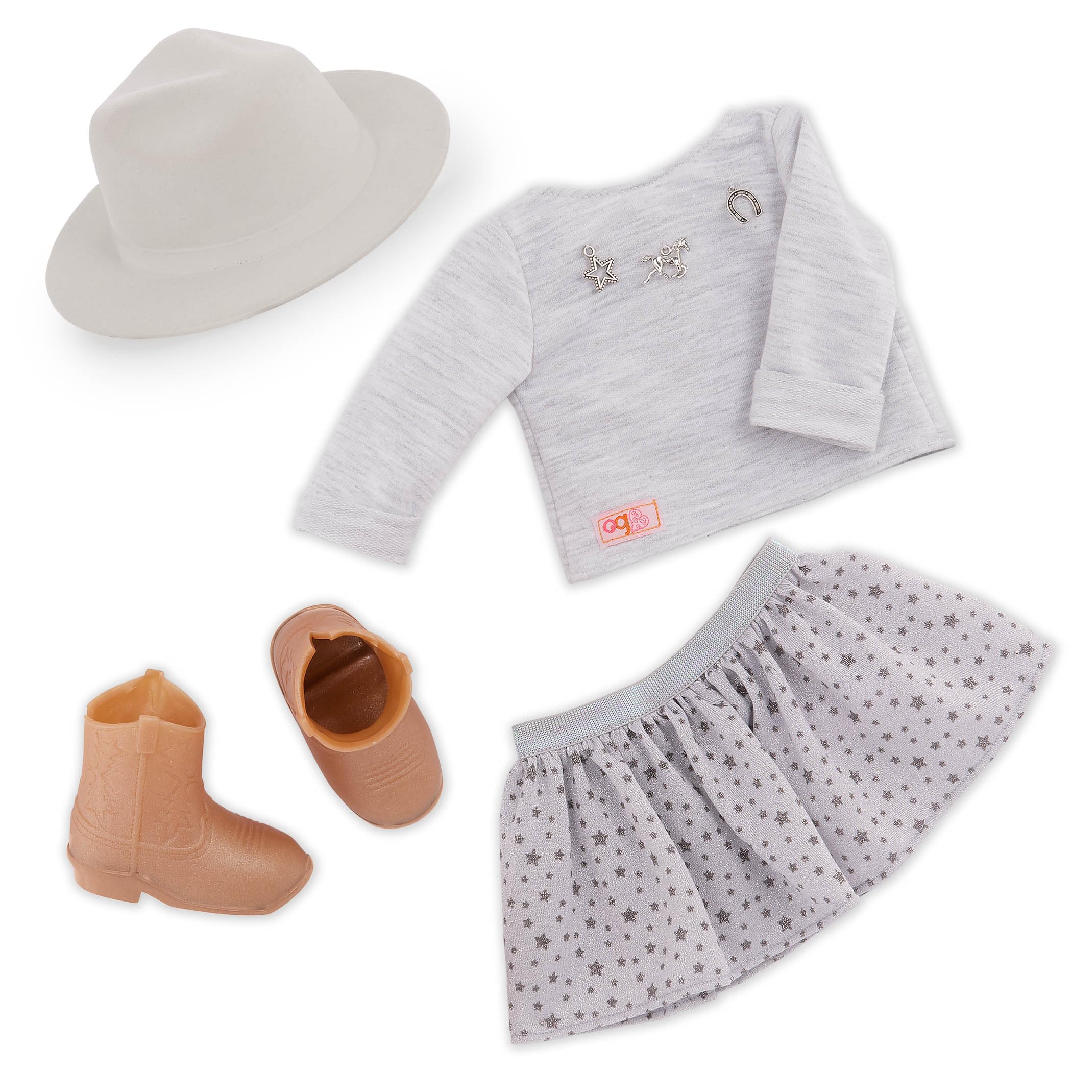 Our Generation Abigale 18-inch Country Doll - Western-Themed Equestrian Playset with Freckles & Stylish Hat, Ages 3+ 12