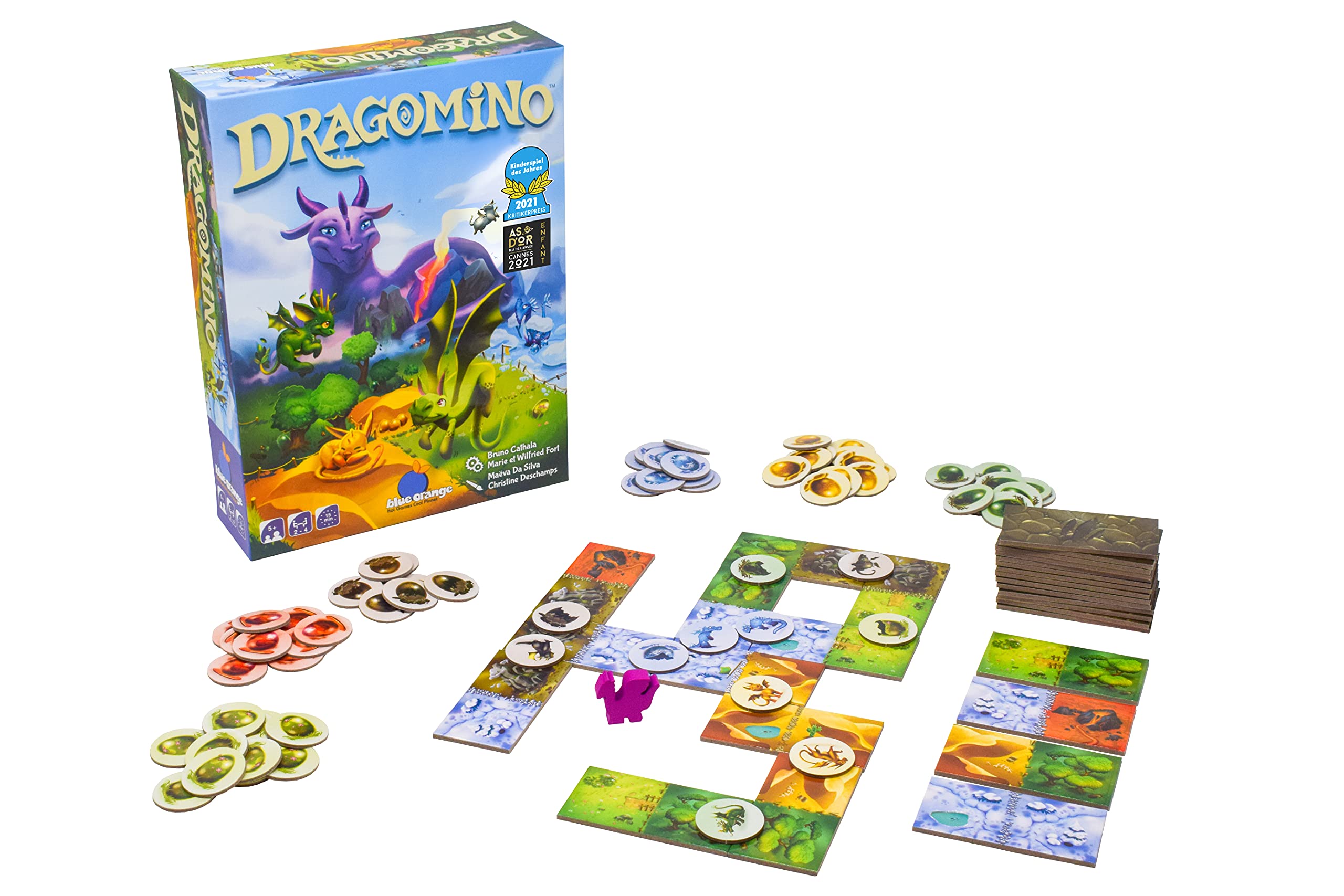 Coiledspring Games Dragomino - Kids Edition Board Game | Ages 5+ | 2-4 Players | 15 Minutes 4