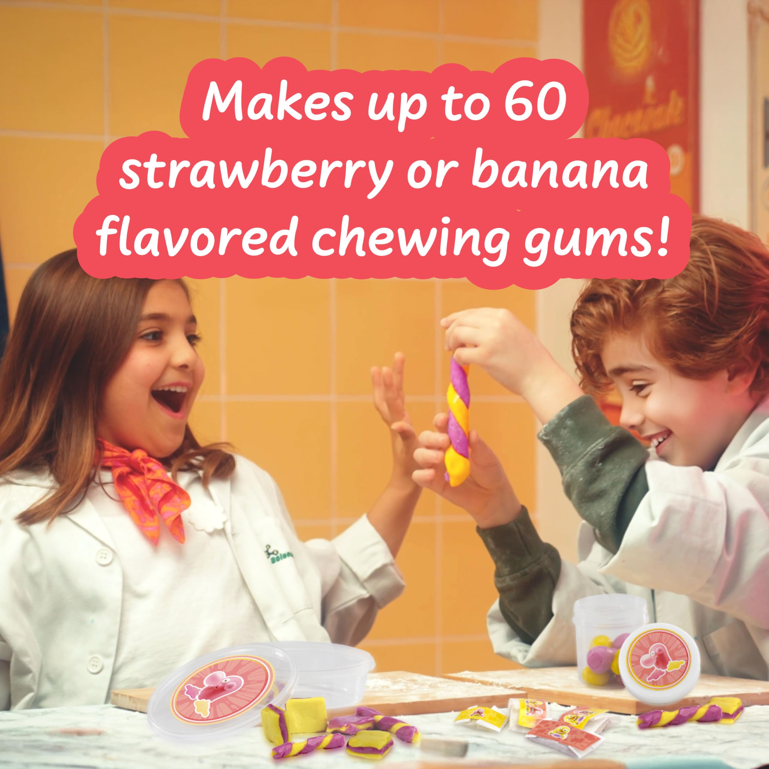 Science4you Bubble Gum Sweets Lab - Candy Making Kit for Kids 6+ 12