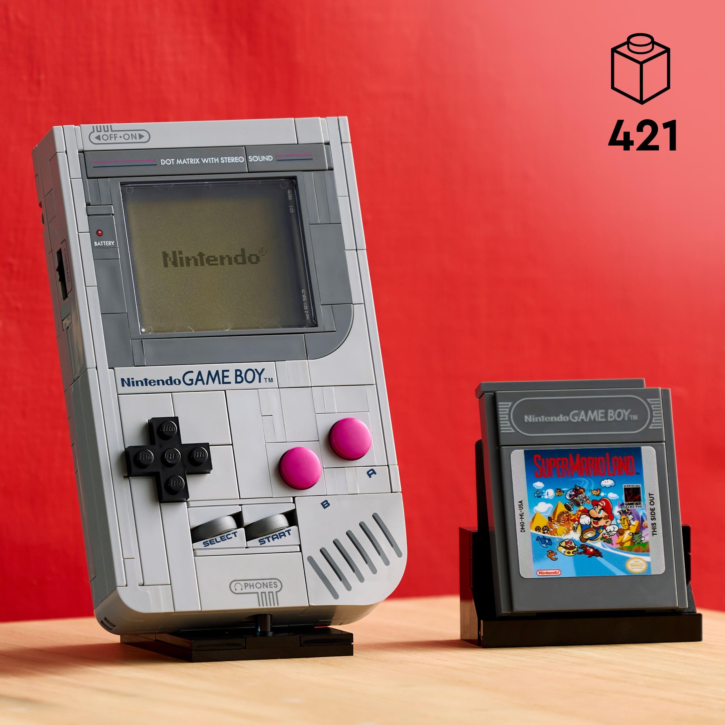 LEGO Super Mario Game Boy Building Set 72046 - Nintendo Display Model for Adults 3