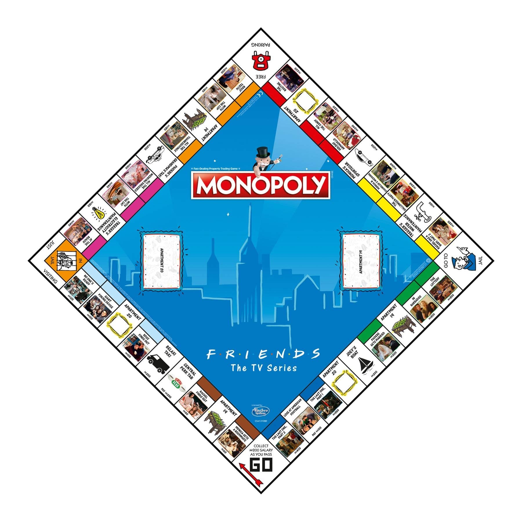 Winning Moves Friends Monopoly Board Game - Friends TV Show Edition, Ages 96+