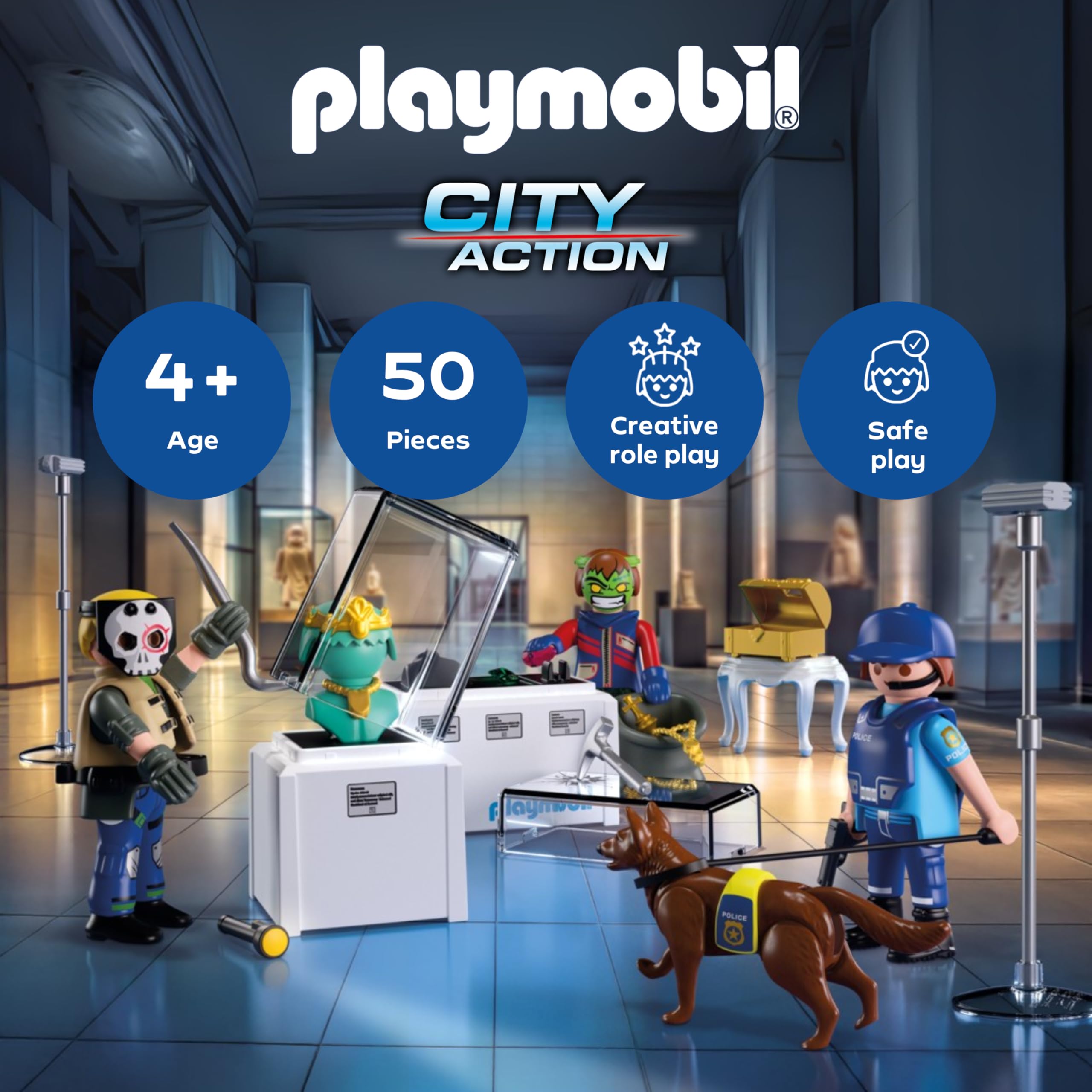 Playmobil Diamond Heist Action Figures - Ages 4+