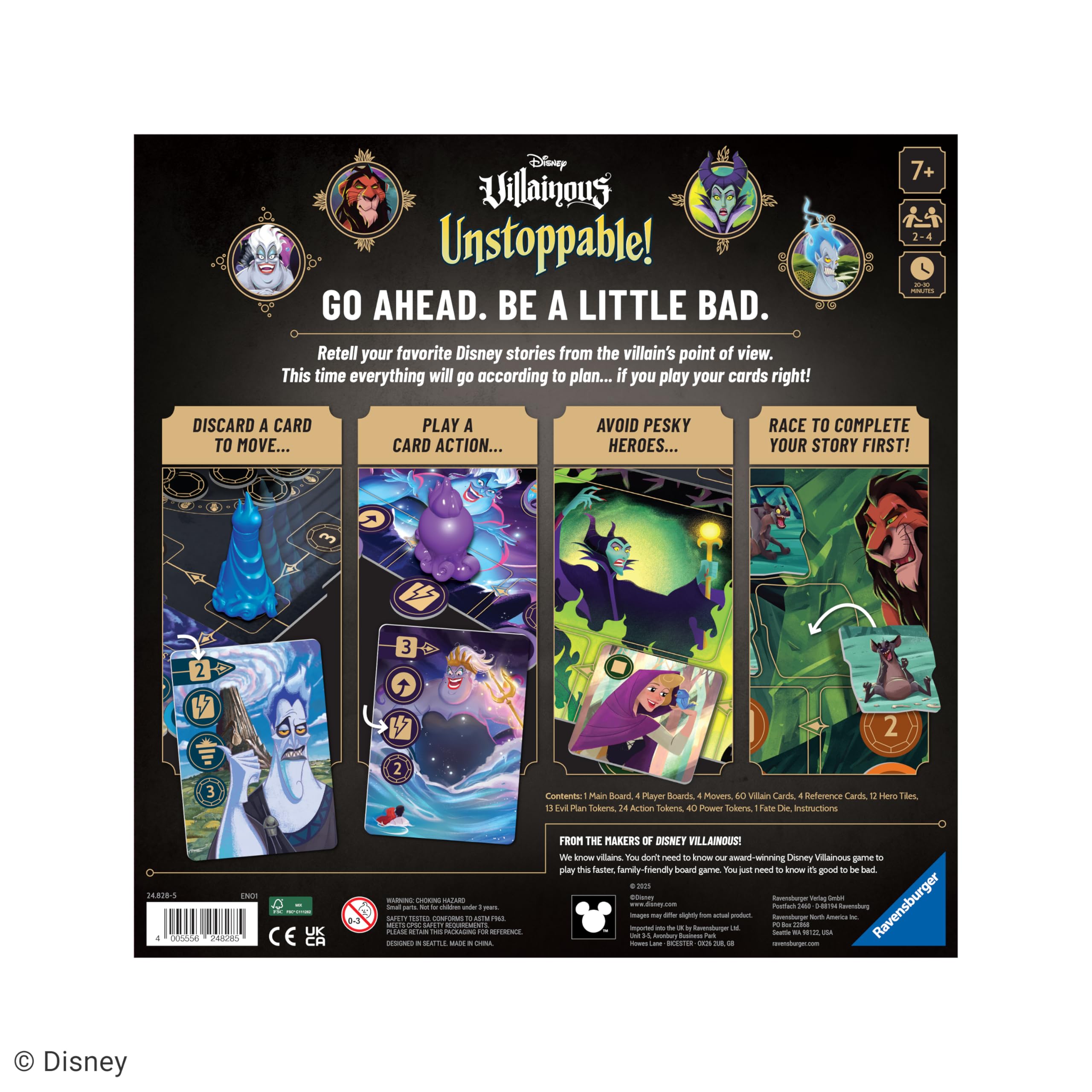 Ravensburger Disney Villainous Unstoppable Strategy Board Game 12