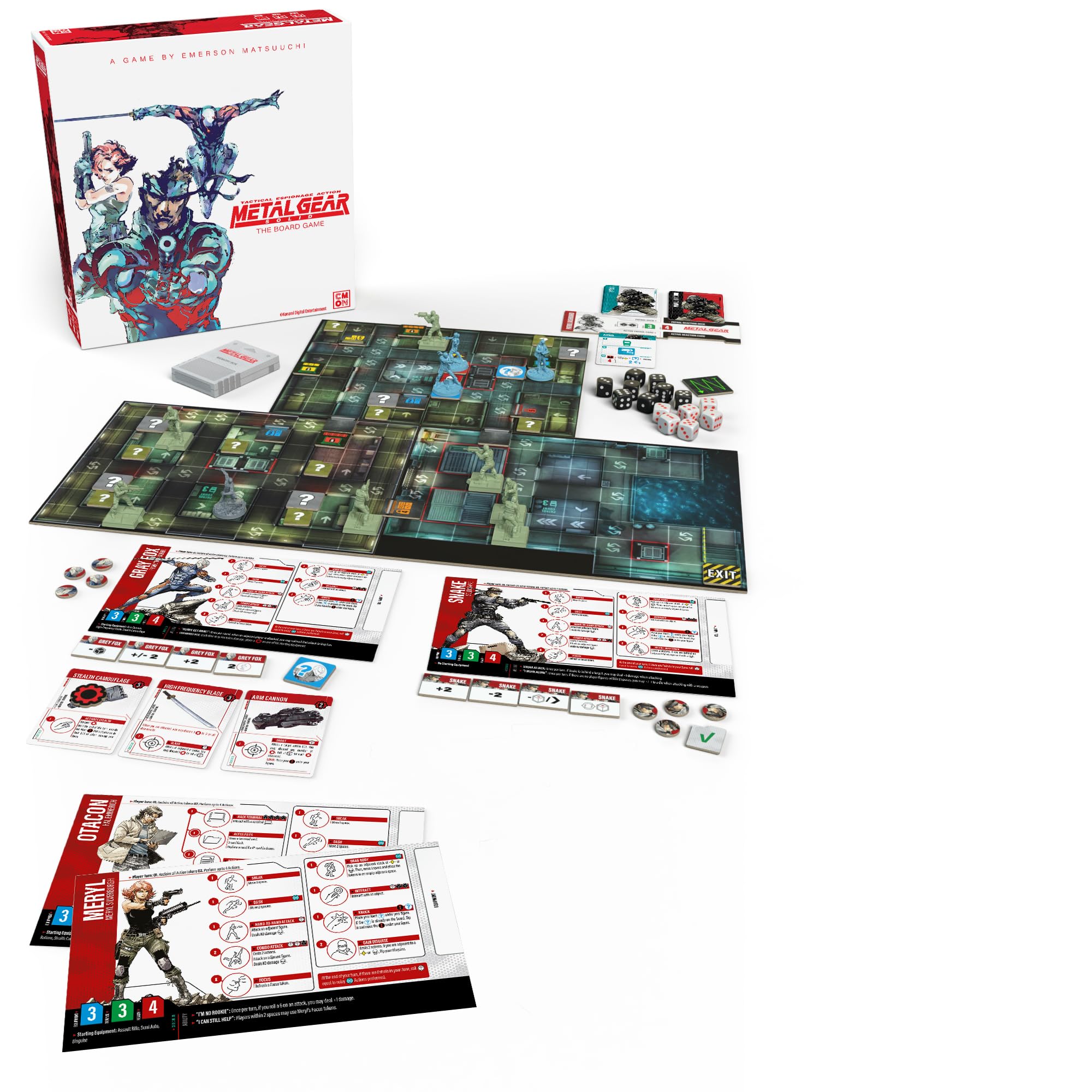 CMON Metal Gear Solid Board Game | Ages 14+ | 1-4 Players | 60-90 Min 2