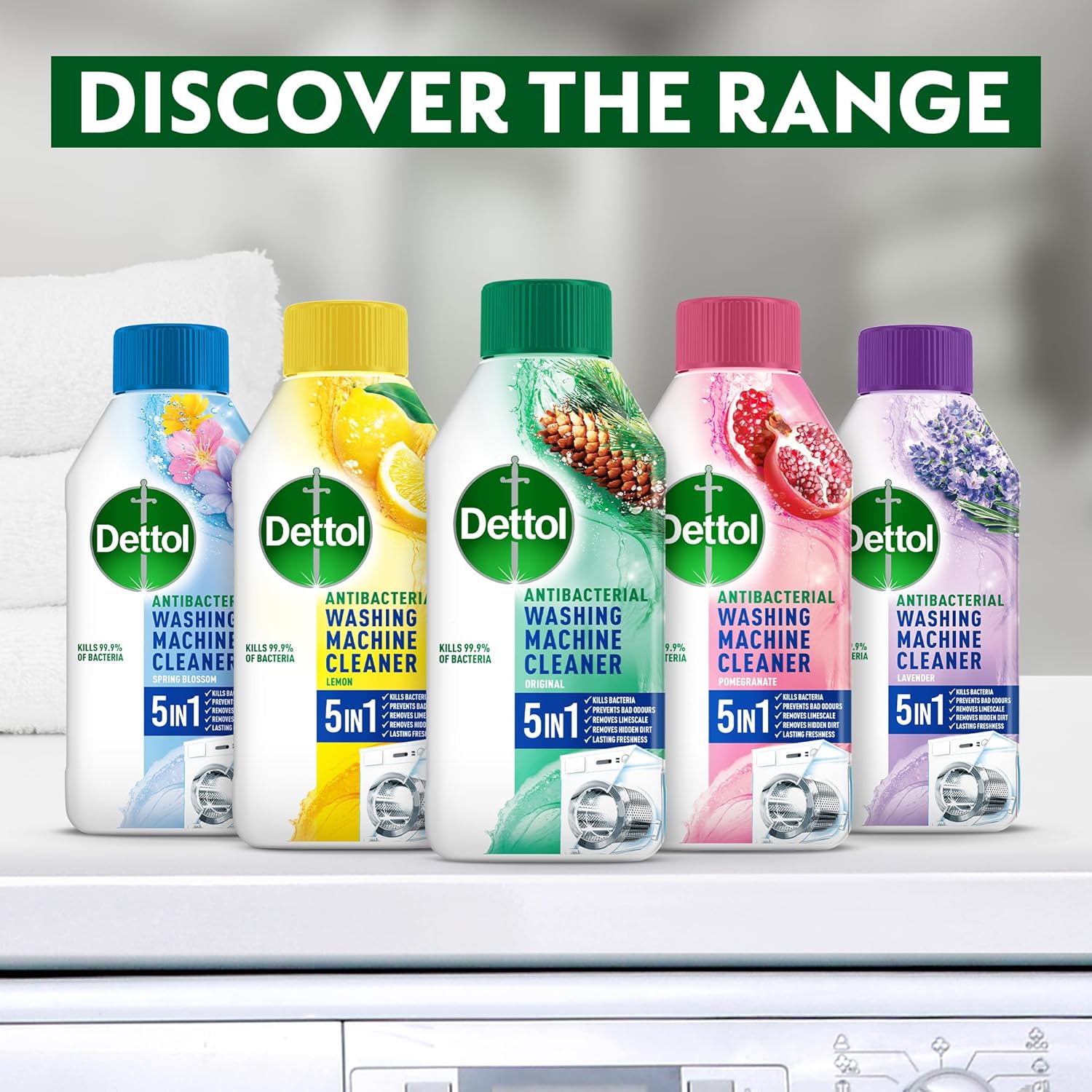 Dettol - Washing Machine Cleaner 250ml Antibacterial Deep Clean for Laundry 6