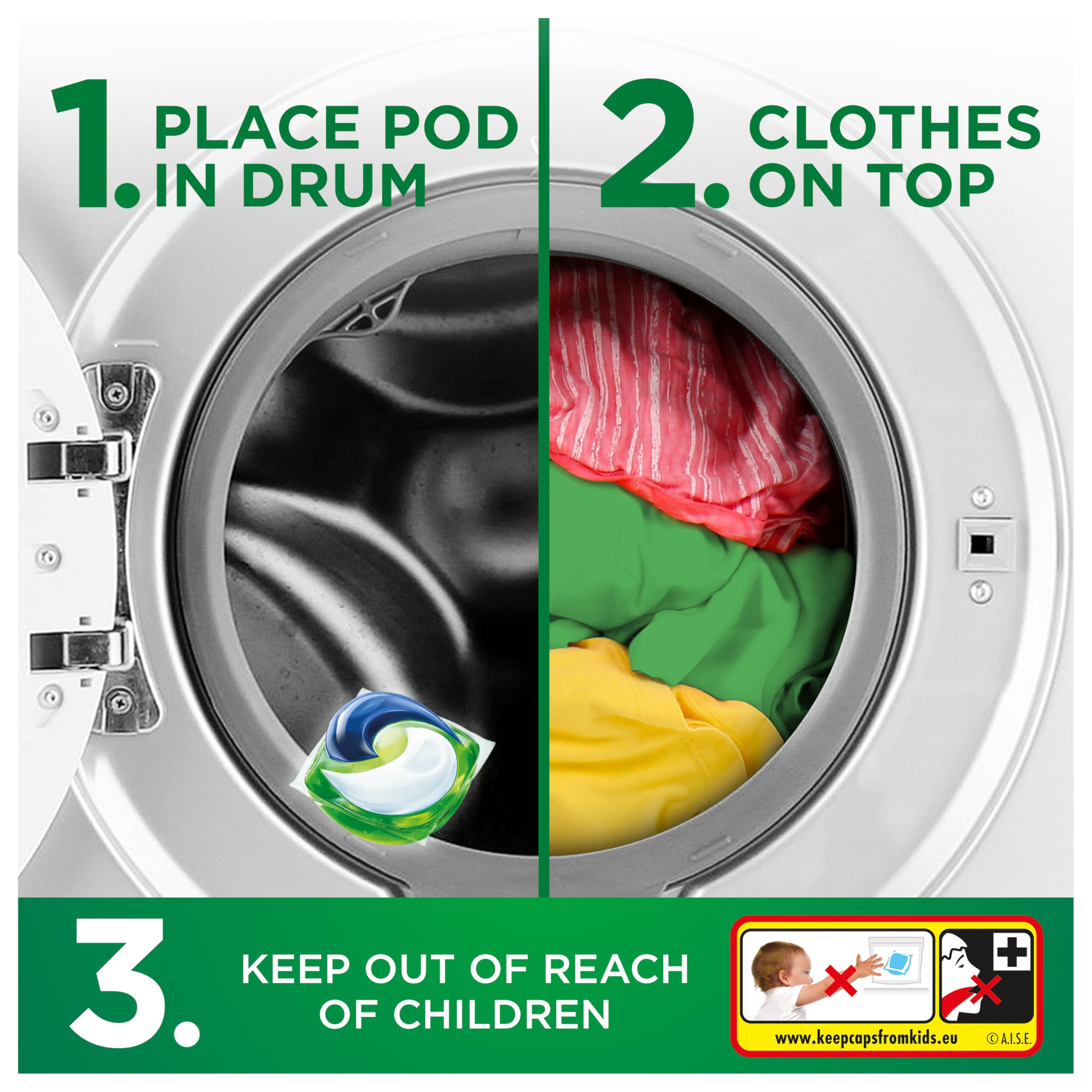 Ariel - All-in-1 PODS Washing Liquid Capsules 38 Washes 3