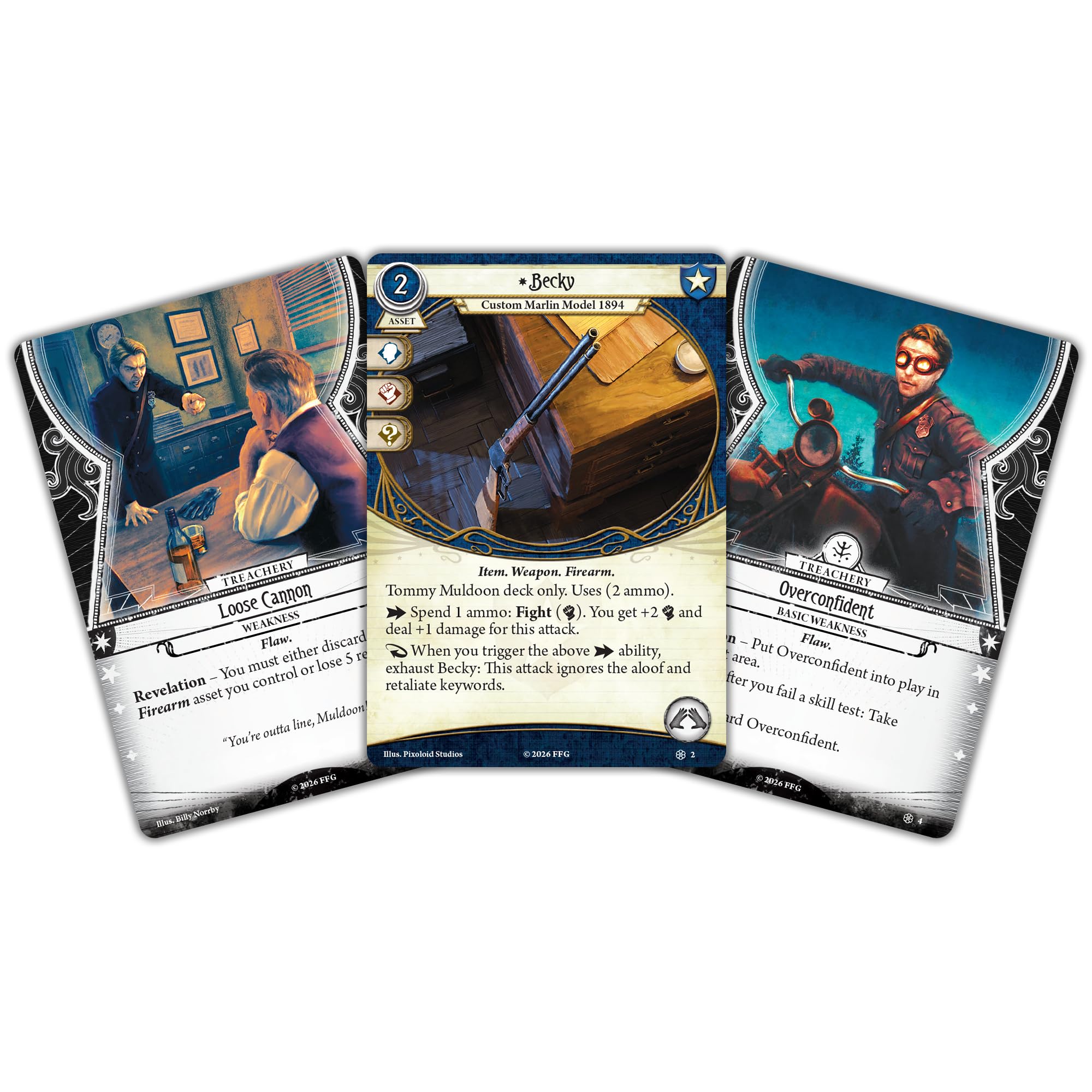 Asmodee Arkham Horror Tommy Muldoon Investigator Deck - Ages 14+ 3