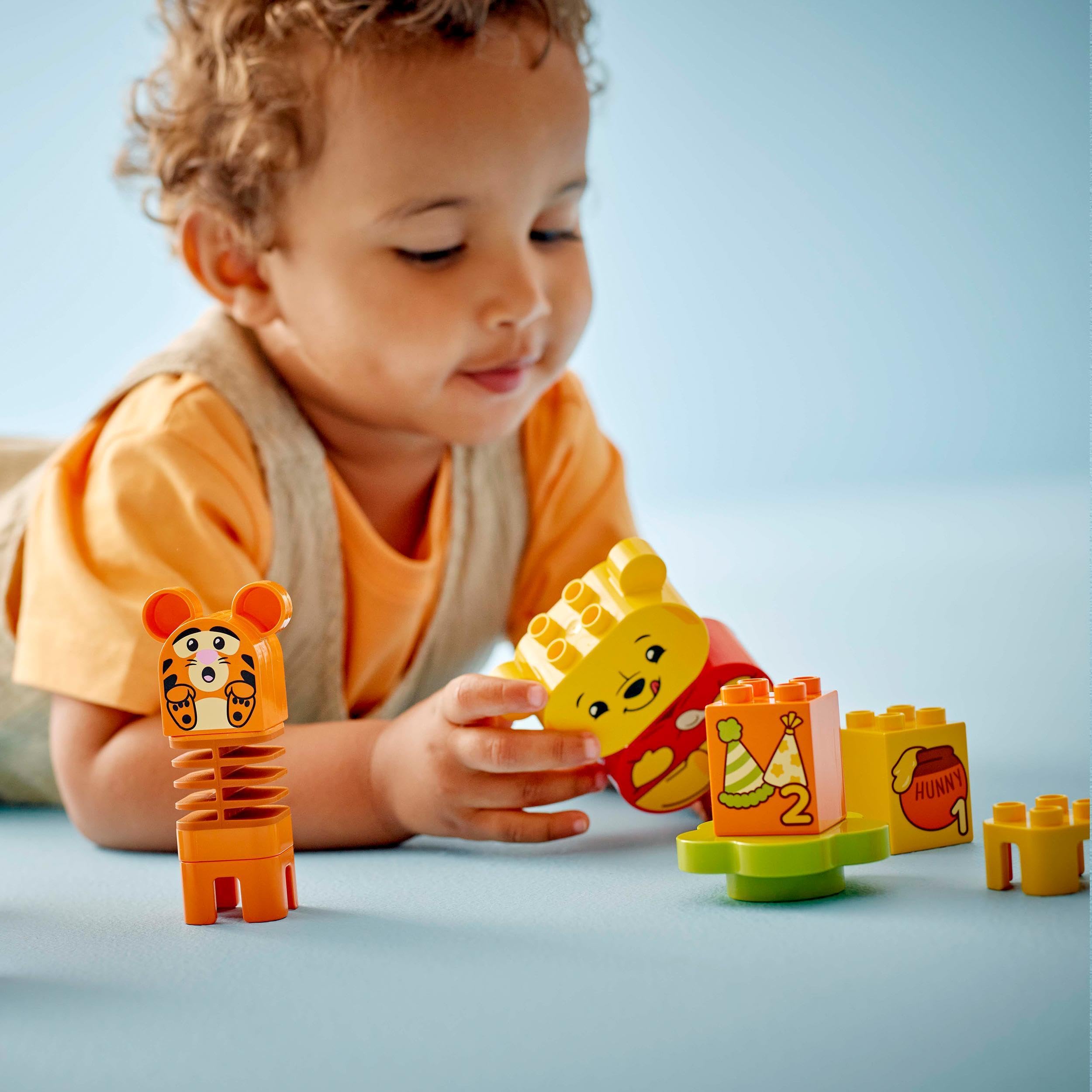 LEGO DUPLO Disney Winnie the Pooh’s Birthday Party Building Toy - 22-Piece Set for Toddlers 18 Months+ 6